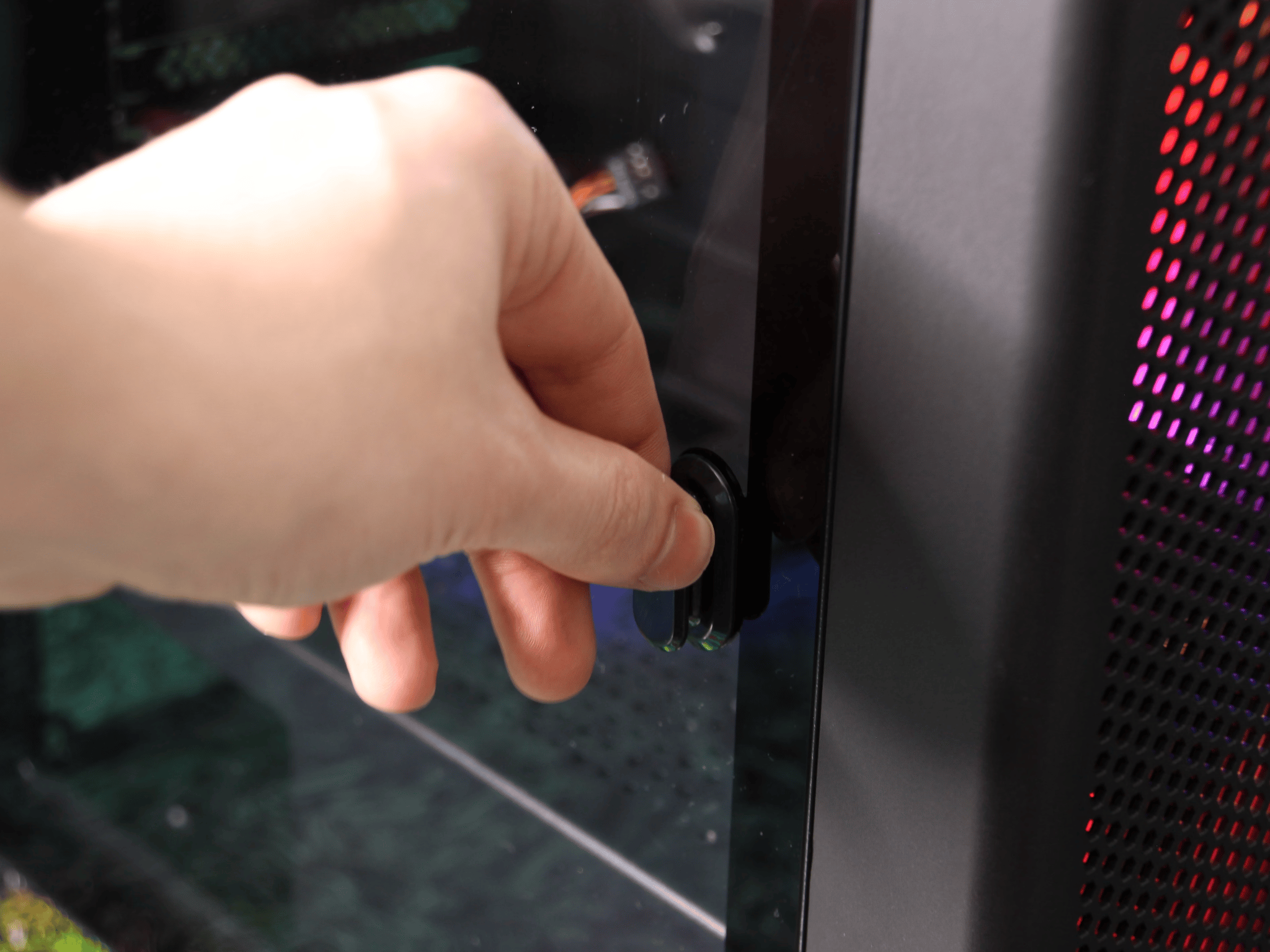 MOROVOL TW7 ARGB MicroATX Mini Tower PC Case (Black)