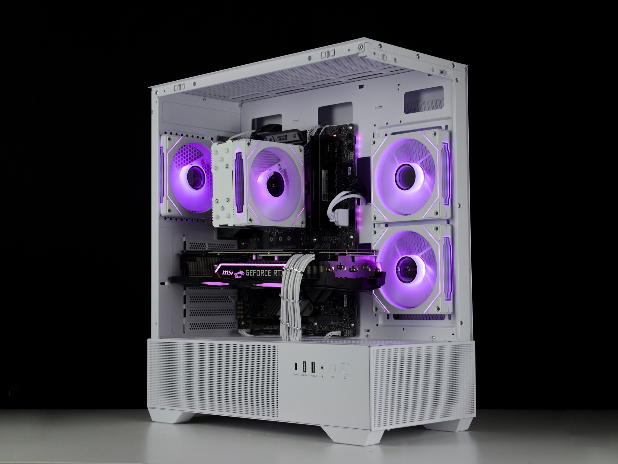 🧊❄️🧊 White Gaming PC – RTX 2080 8G, i7 9700K, 16GB RAM, 960GB SSD - WiFi, BlueTooth 🧊❄️🧊