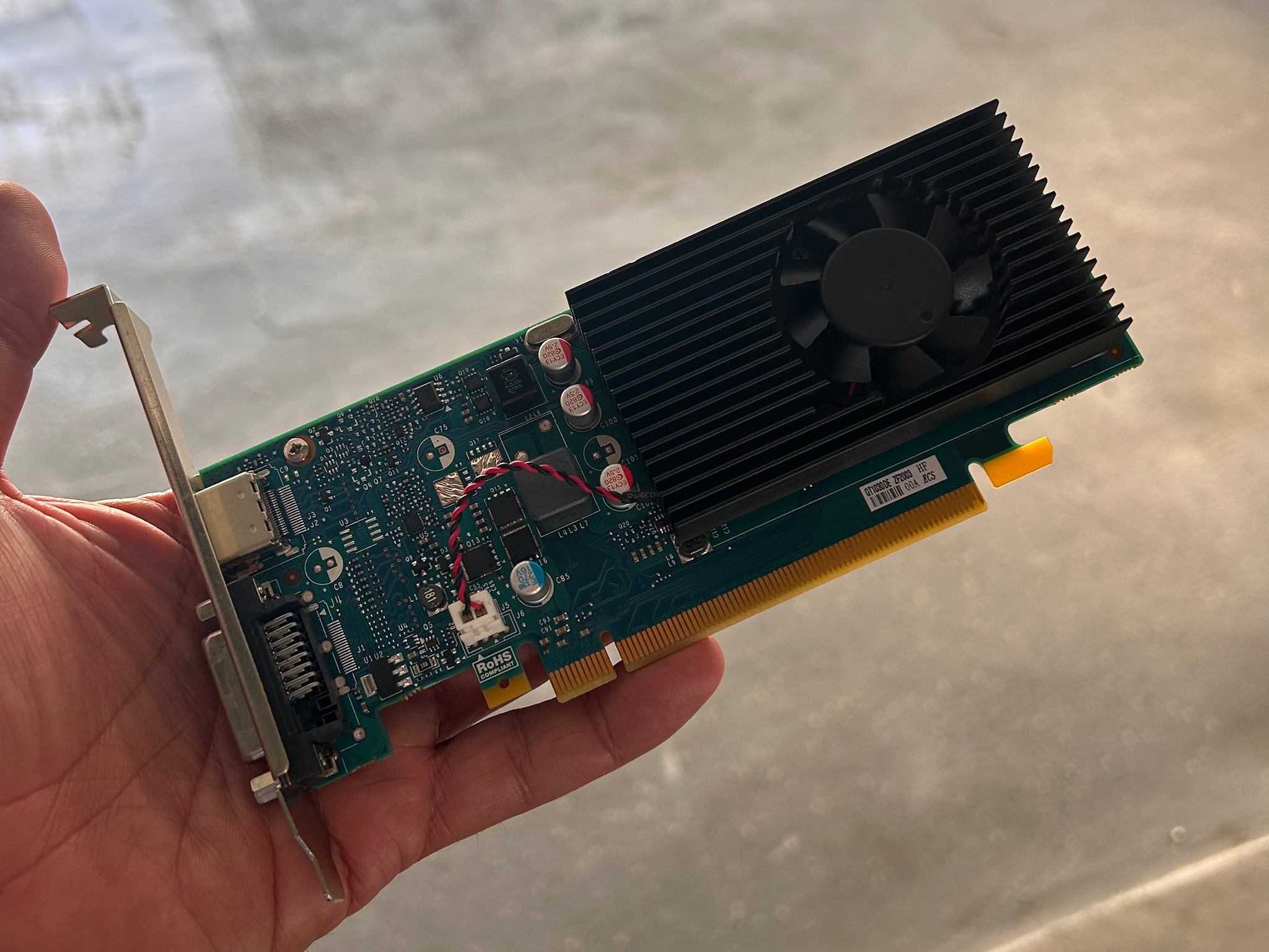 Nvidia GT1030 2GB budget GPU for gaming PC *low profile*