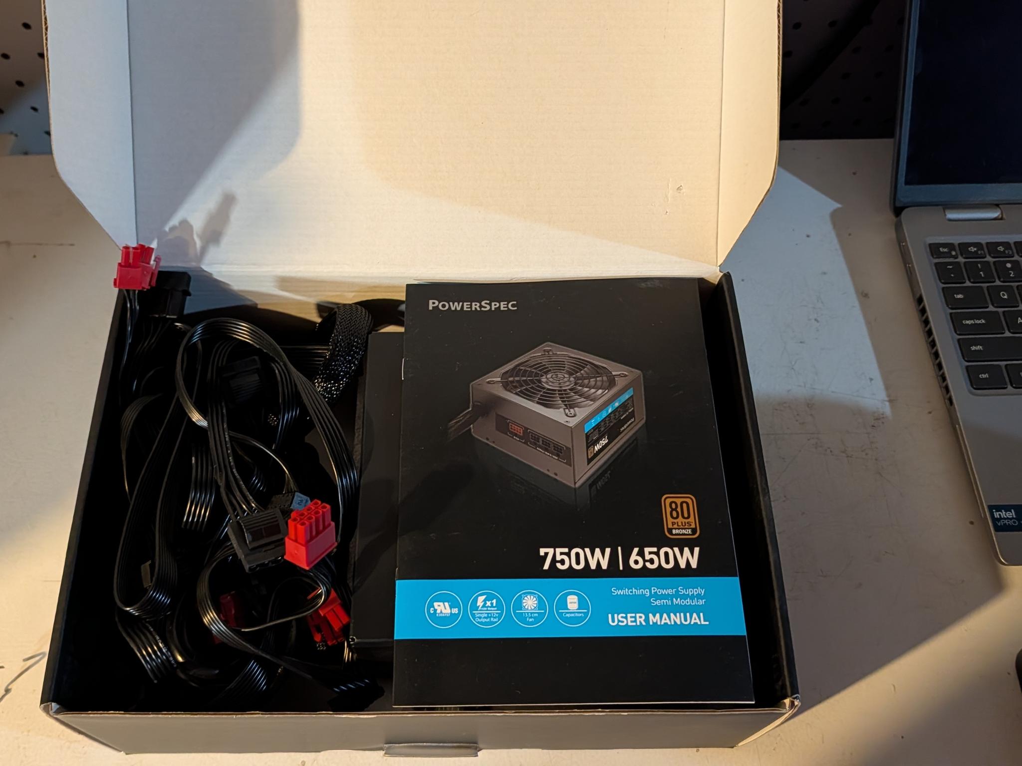 650 Watt Semi-Modular Powerspec
