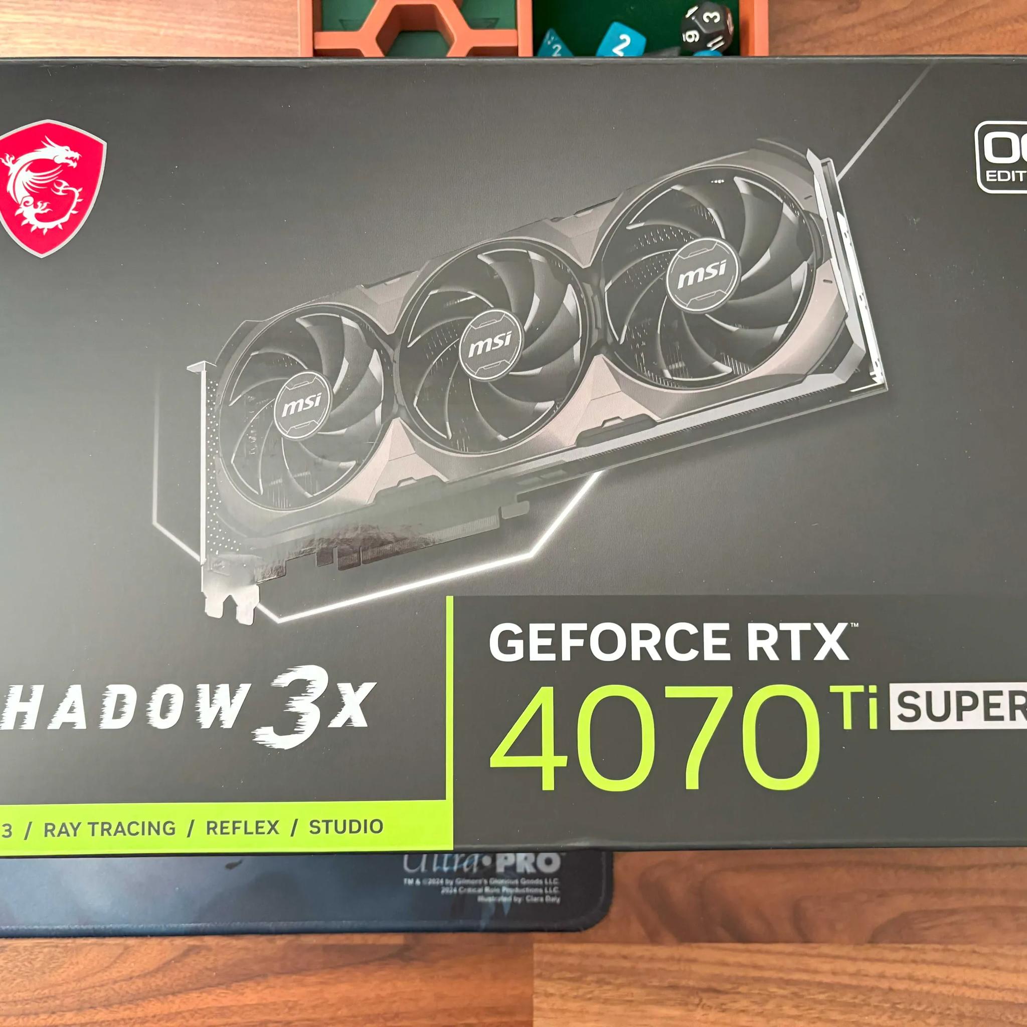 MSI Shadow 3X Geforce RTX 4070TI Super