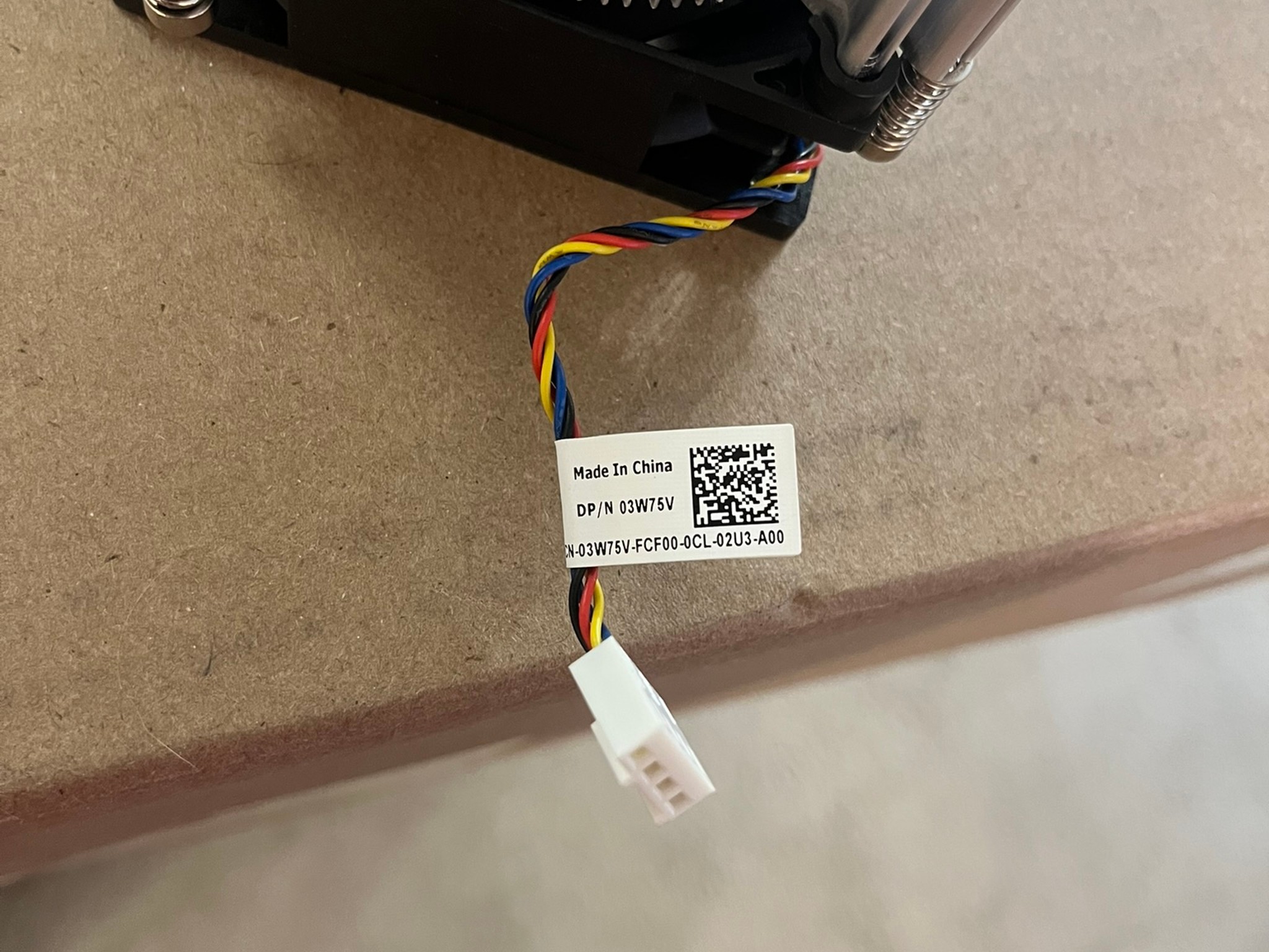Dell CPU Cooler Heatsink Fan 65W | 03W75V 0DVH85 | OptiPlex 5080 7080 MT, Inspiron 3880, G5 Desktop