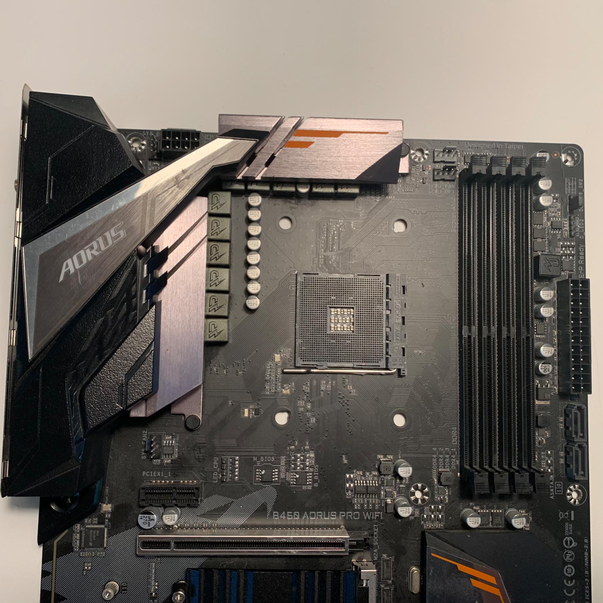 2 B450 Motherboards - FOR PARTS!!!