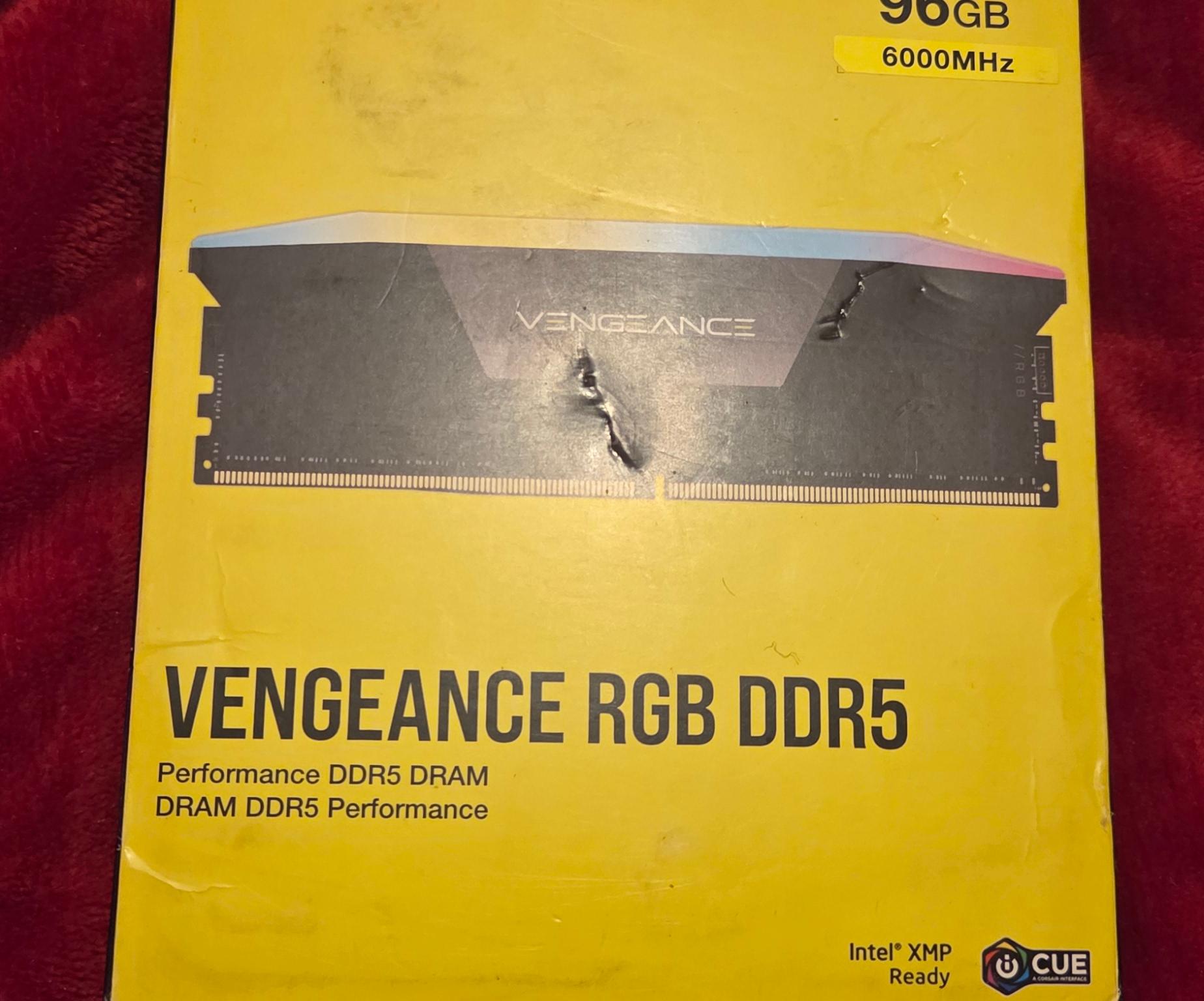 Corsair Vengeance DDR5 96GB 6000Mhz CL30