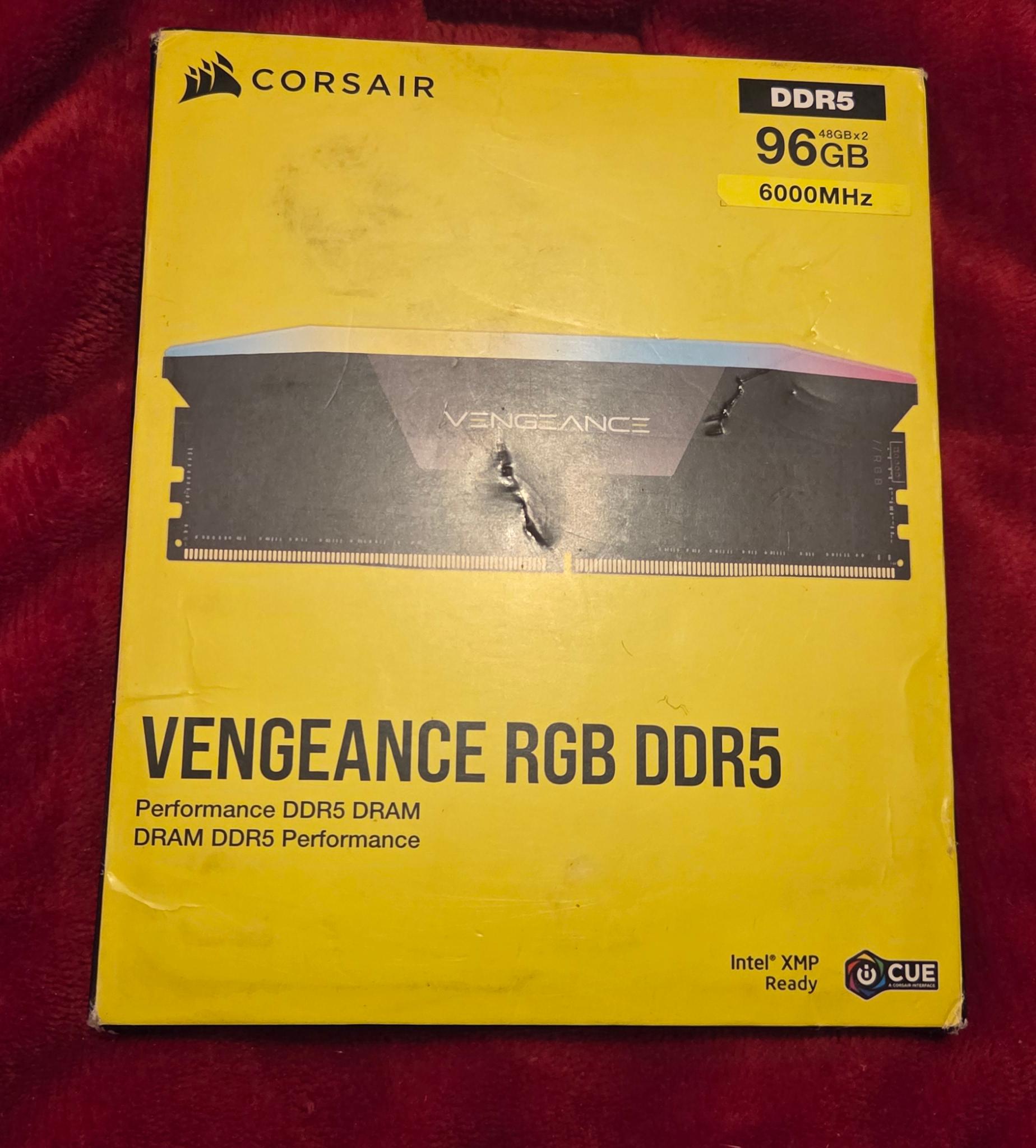 Corsair Vengeance DDR5 96GB 6000Mhz CL30