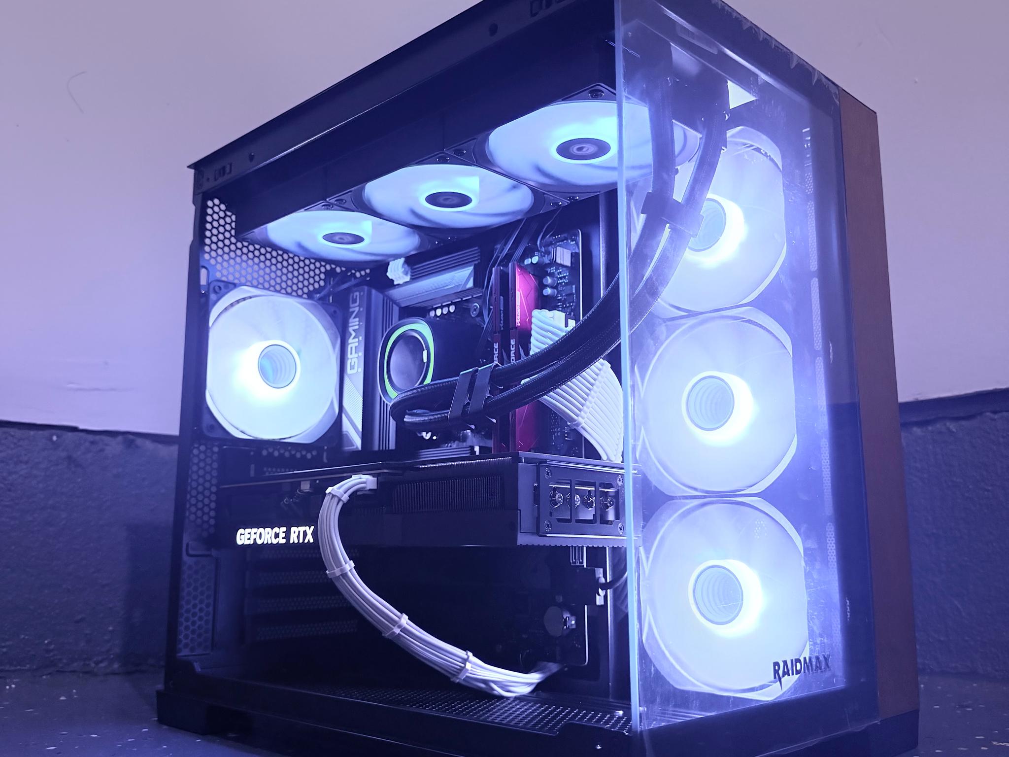 ⚫️"Frozen Timber"🌈| 4K Gaming | RTX 4080 16GB | Ryzen 7 7800X3D | 32GB DDR5 | 2TB SSD | Free Ship