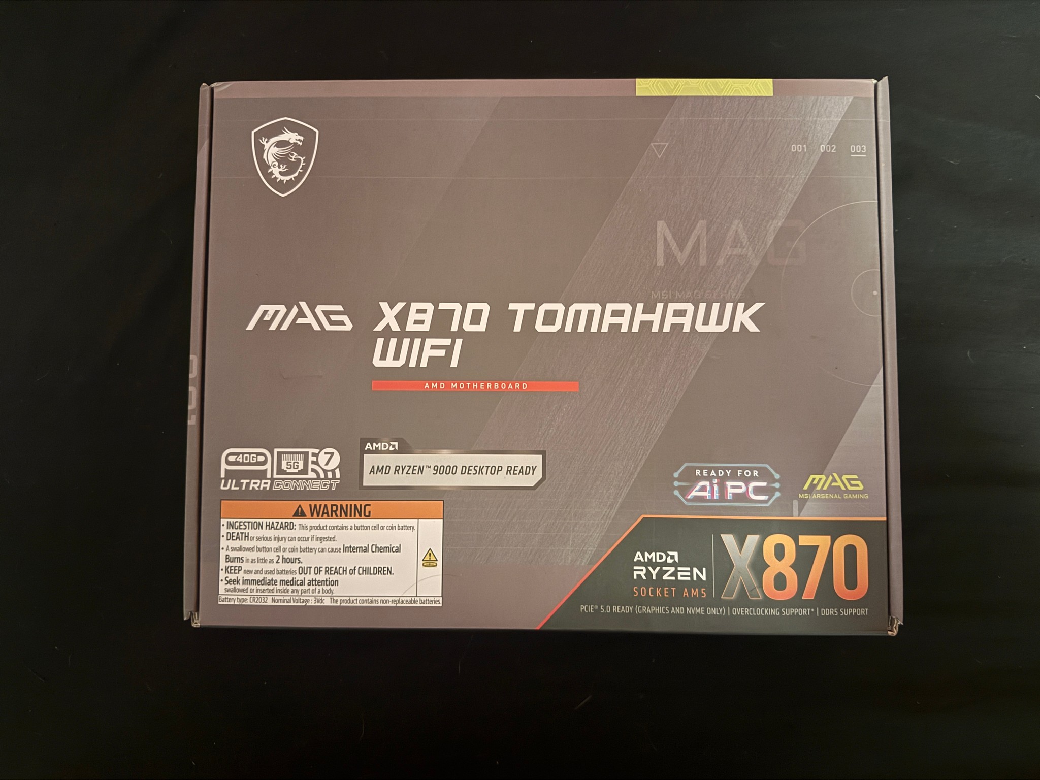 BNIB MSI MAG X870 TOMAHAWK WIFI