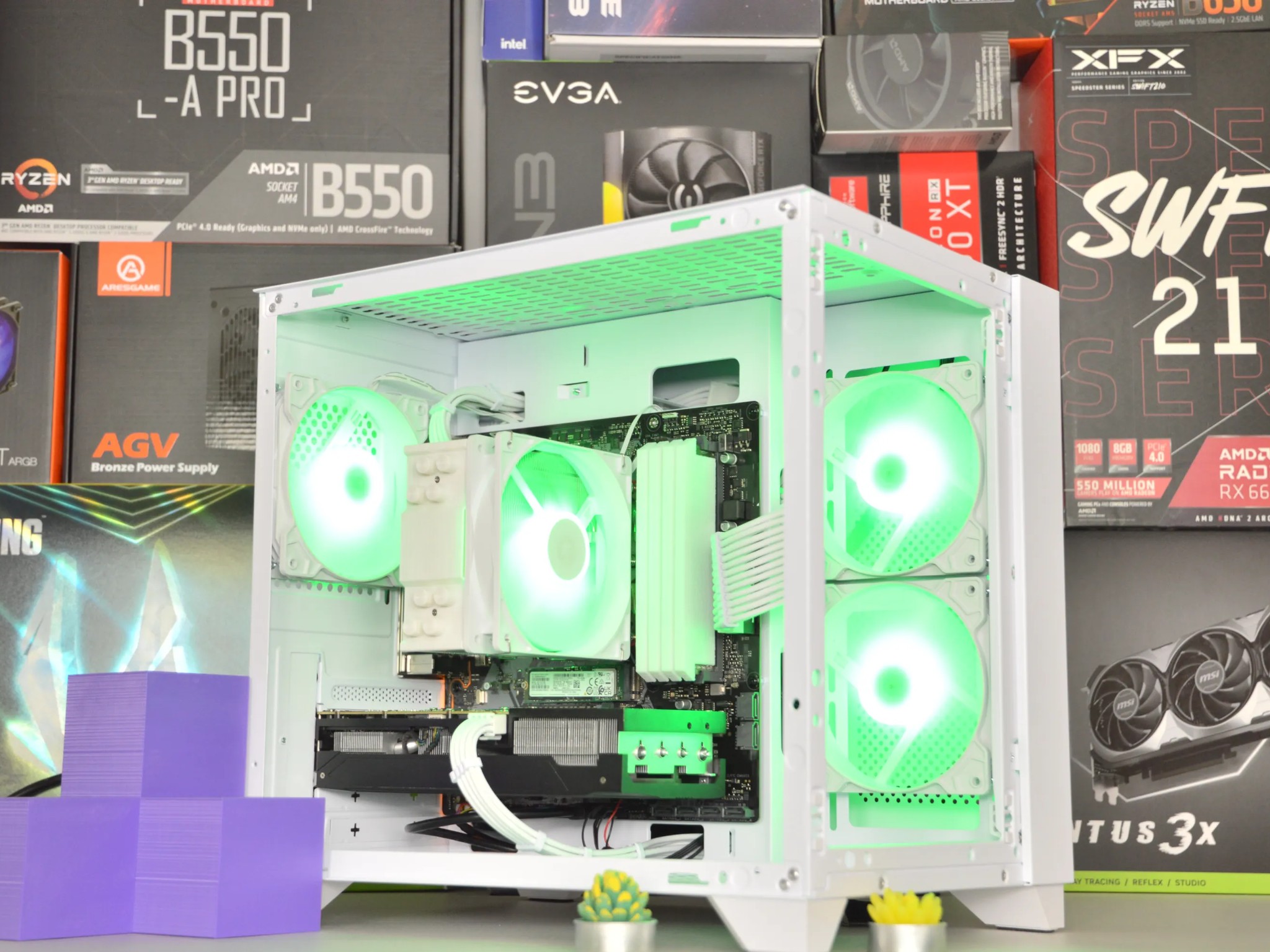 ❄️❄️| RTX 3060 Ti 8GB | RYZEN 5 5600 | 32GB DDR4 RAM | 1TB NVME SSD | The Snowflake |
