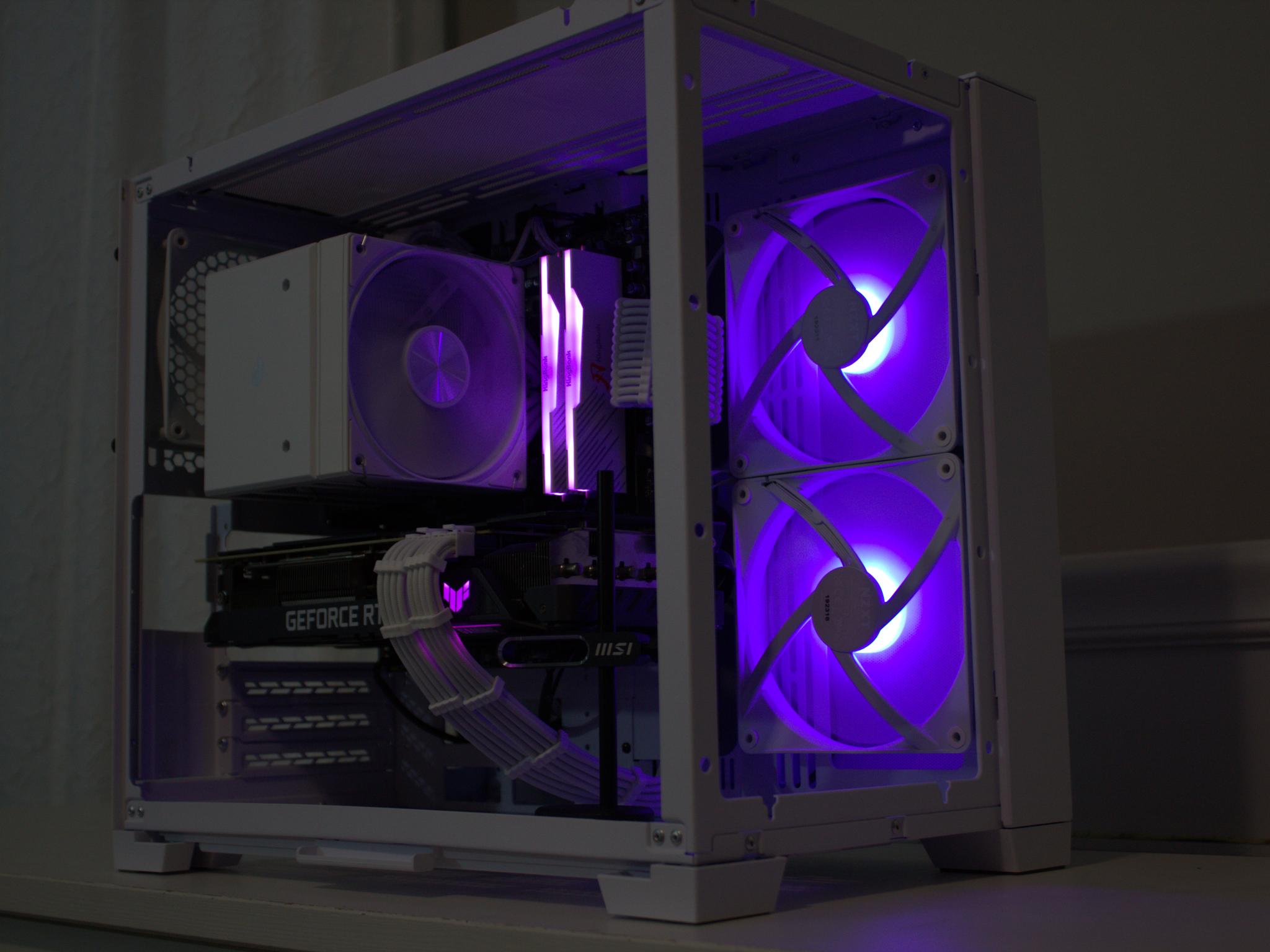 O11 Mini Snow Build | R7 7700x + Asus Tuf 3080 10GB