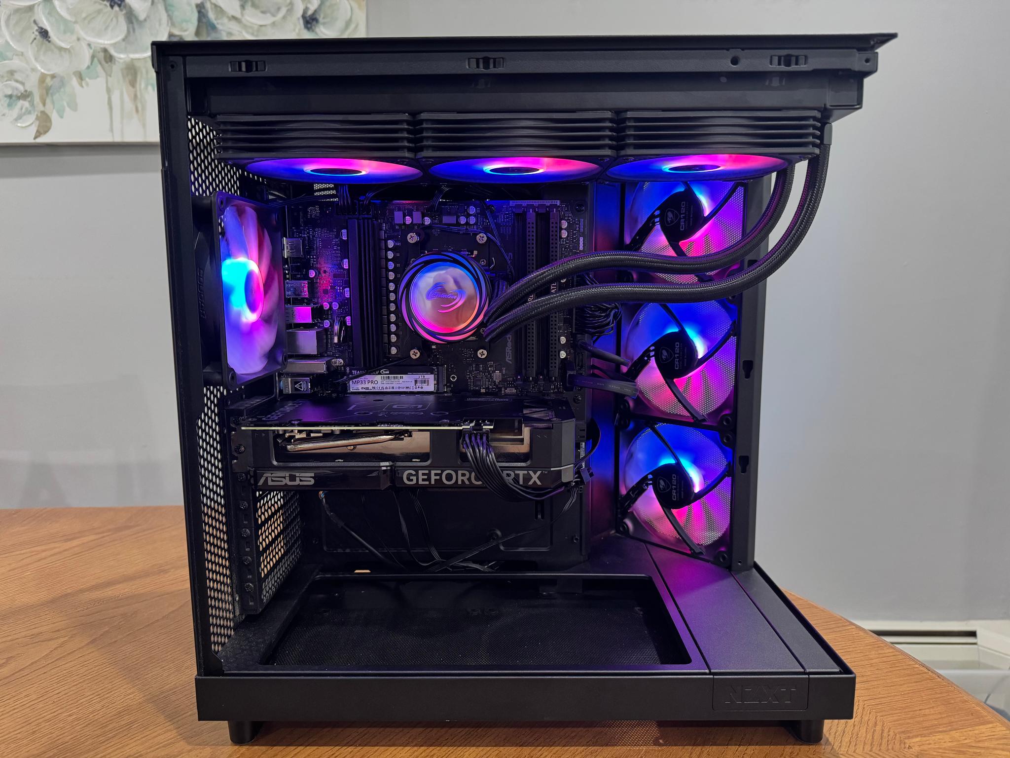 Ryzen 7 9700X | RTX 4060 Ti | 16GB DDR5 | 1TB NVMe | NZXT H6 Flow Gaming PC
