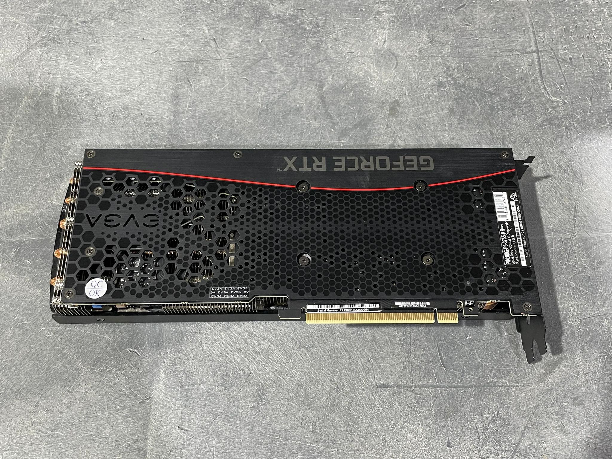 EVGA 08G-P5-3755-KR GeForce RTX 3070 XC3 Ultra Gaming, 8GB GDDR6, ARGB LED, Metal Backplate
