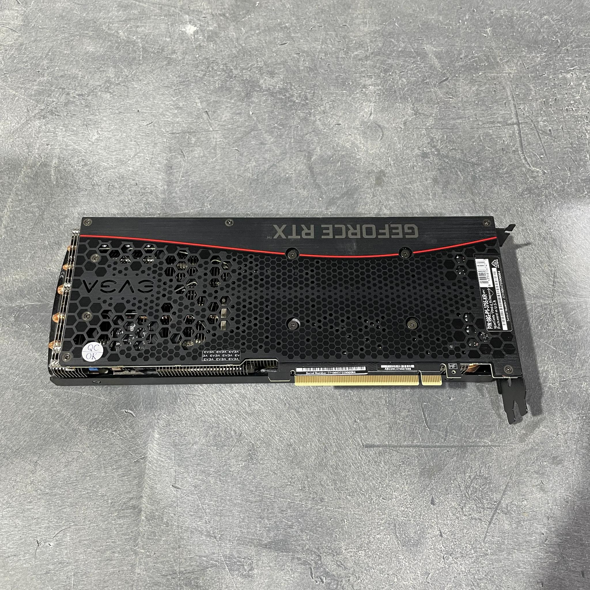 EVGA 08G-P5-3755-KR GeForce RTX 3070 XC3 Ultra Gaming, 8GB GDDR6, ARGB LED, Metal Backplate