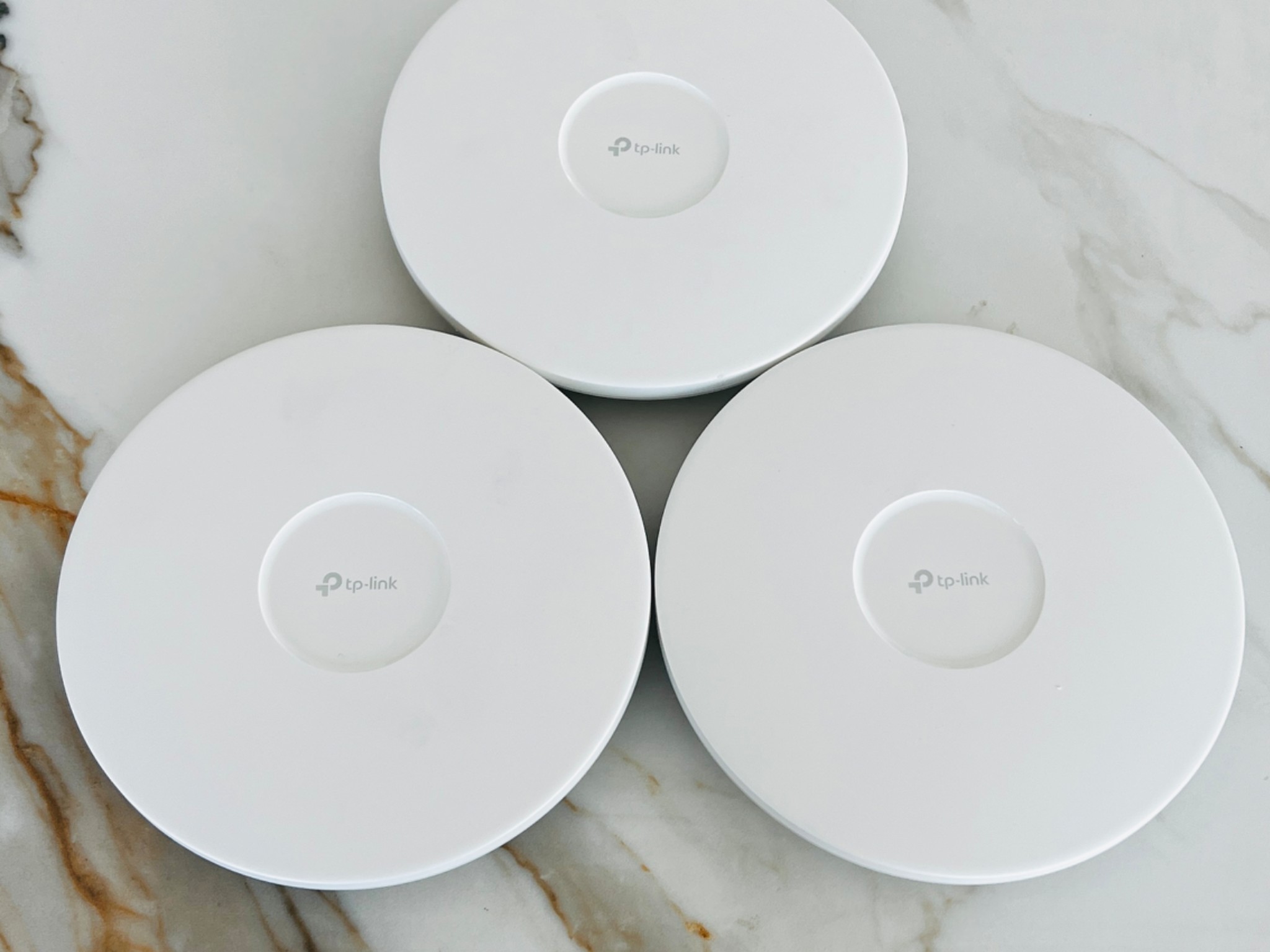 Like New Wifi Mesh System Routers- Tp-Link Omada AX5400 Wifi 6. 3-Pack Discount!