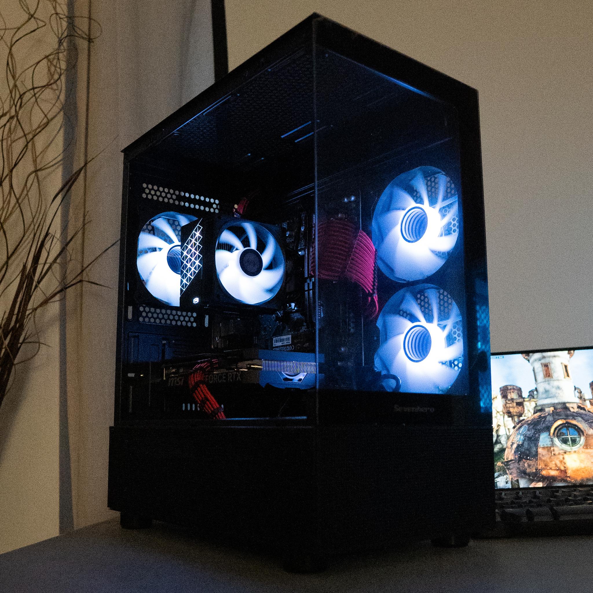 🩸⚫ | MSI RTX 4060 Ti | RYZEN 5 7500F | 16GB DDR5 RAM | 1TB NVME SSD | Ruby Rocket 4.0