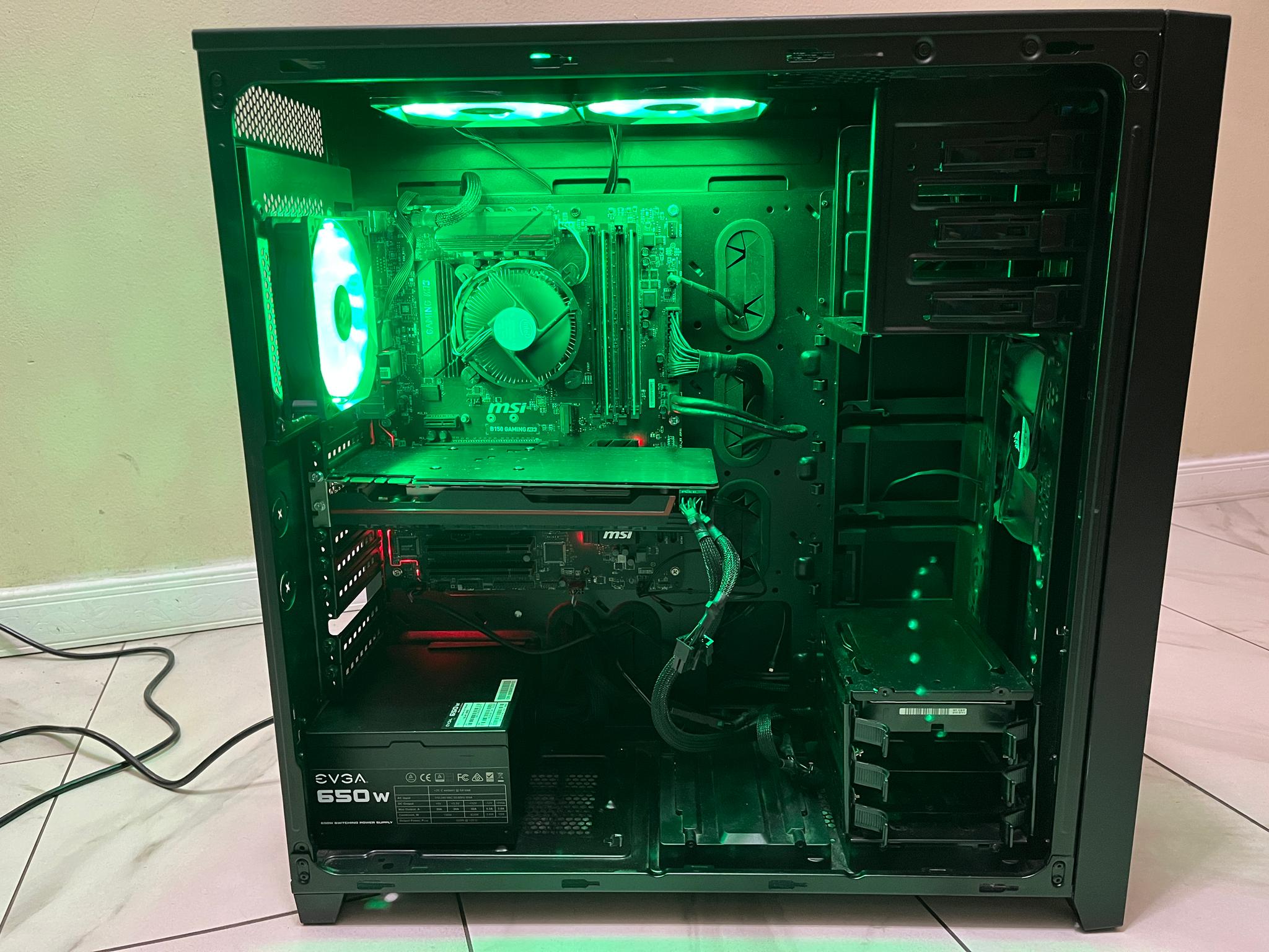 🟠🔥NVIDIA GTX 1080, Intel i5-6500, 12GB RAM, 1.2TB Storage, High Performance Gaming PC w/ Remote 🖥️🔵