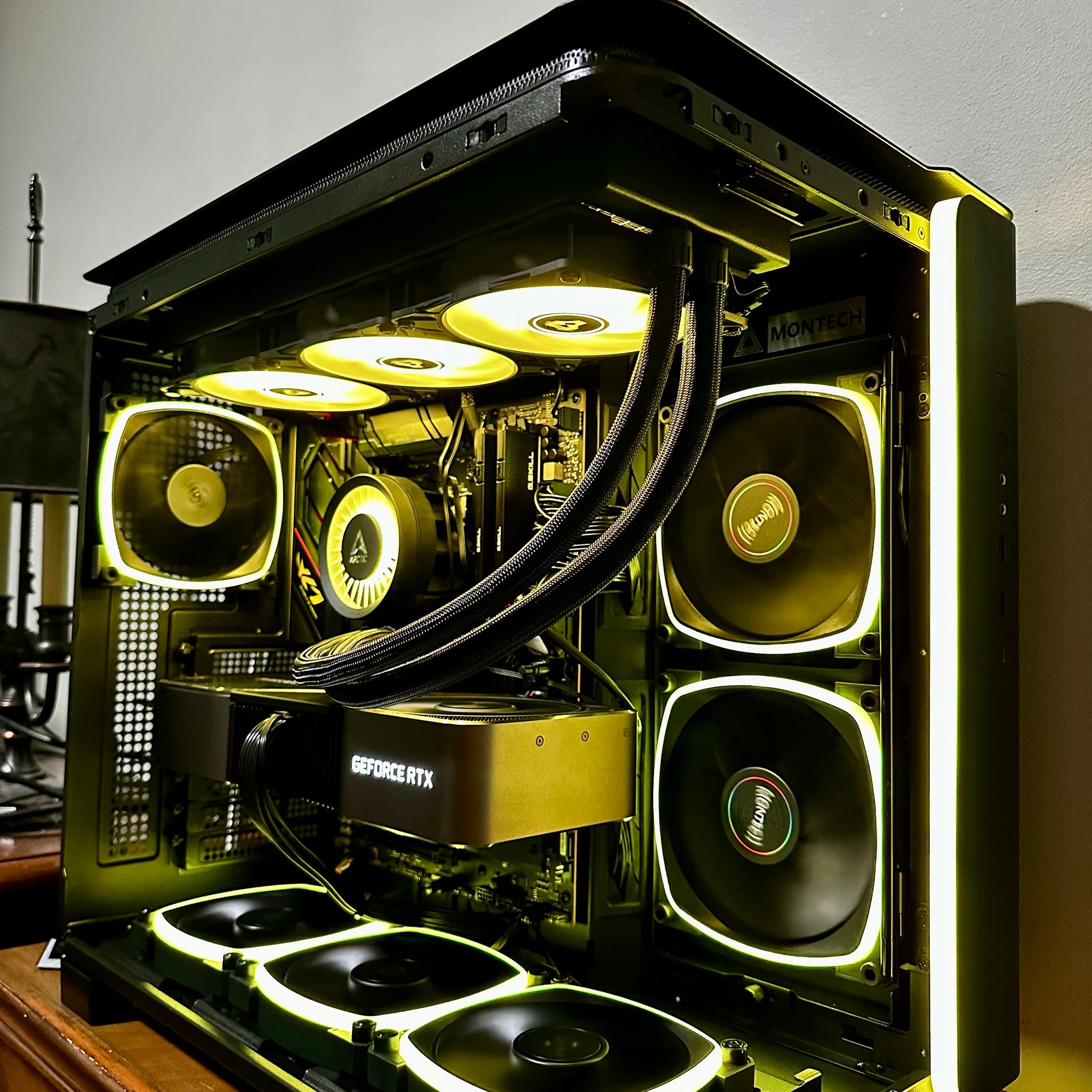 Ryzen 9 7900x 3090TI Founders Edition ARGB...REVERSE BLADE FANS