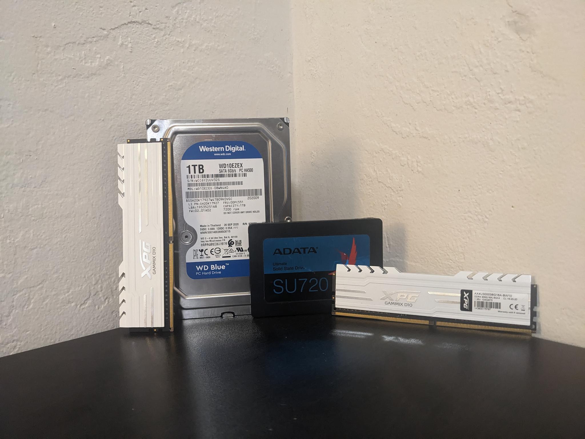 Ram and storage bundle