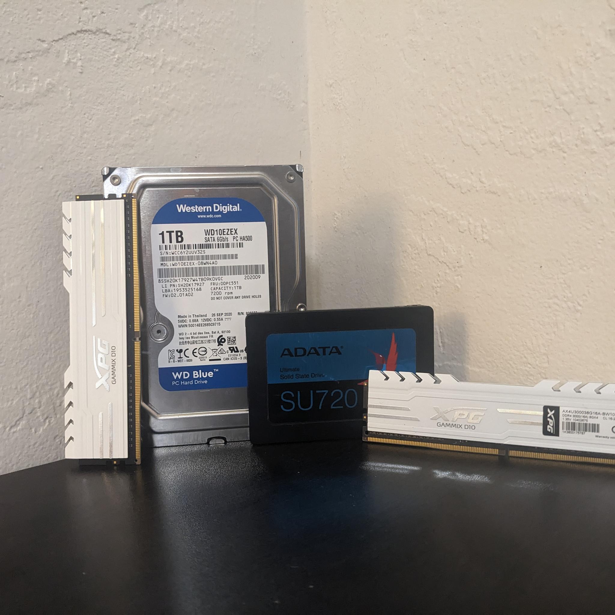 Ram and storage bundle