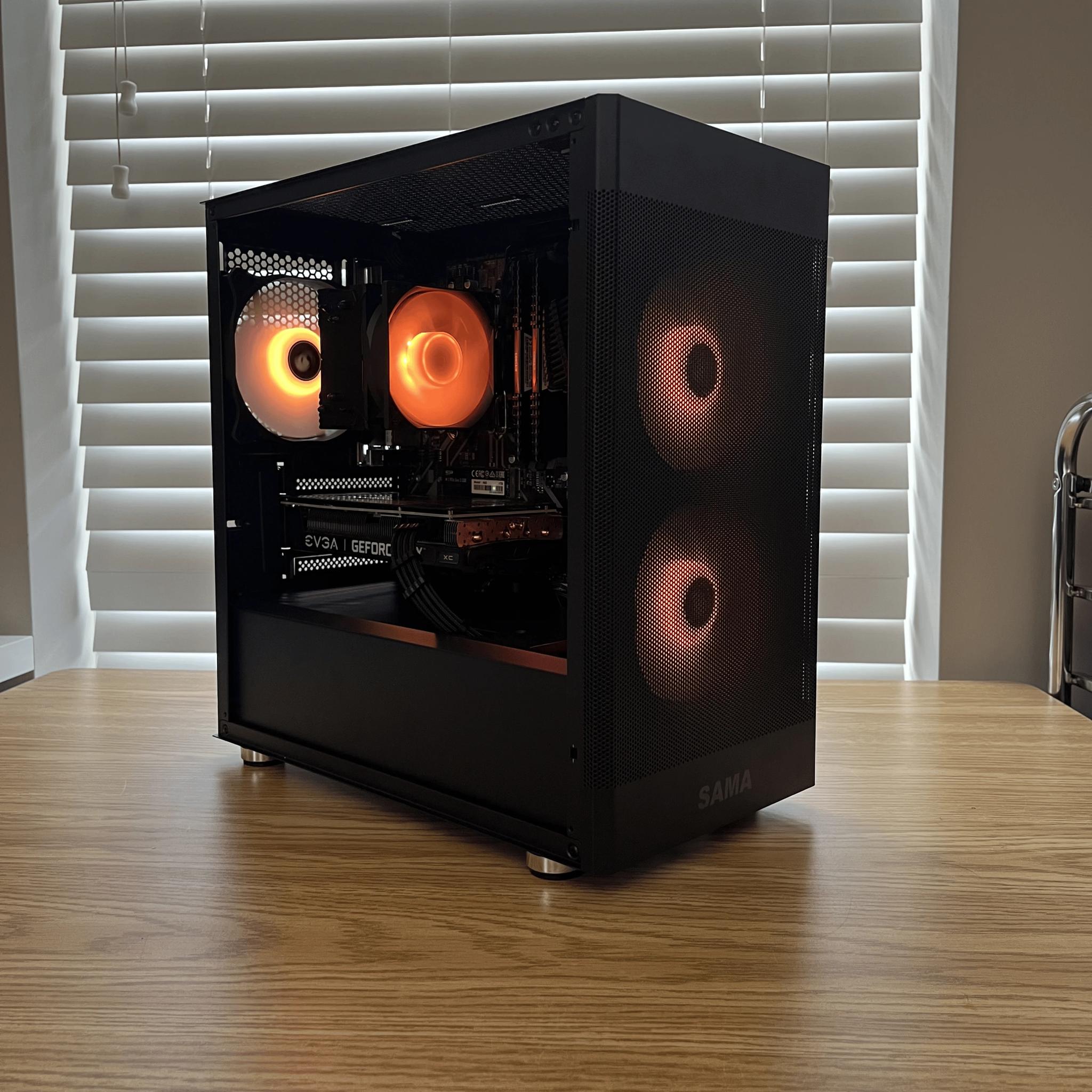 🔥⚫Black RGB Gaming PC | Ryzen 5 3600 | RTX 3060Ti | 32GB DDR4 | WiFi & BT ⚫🔥