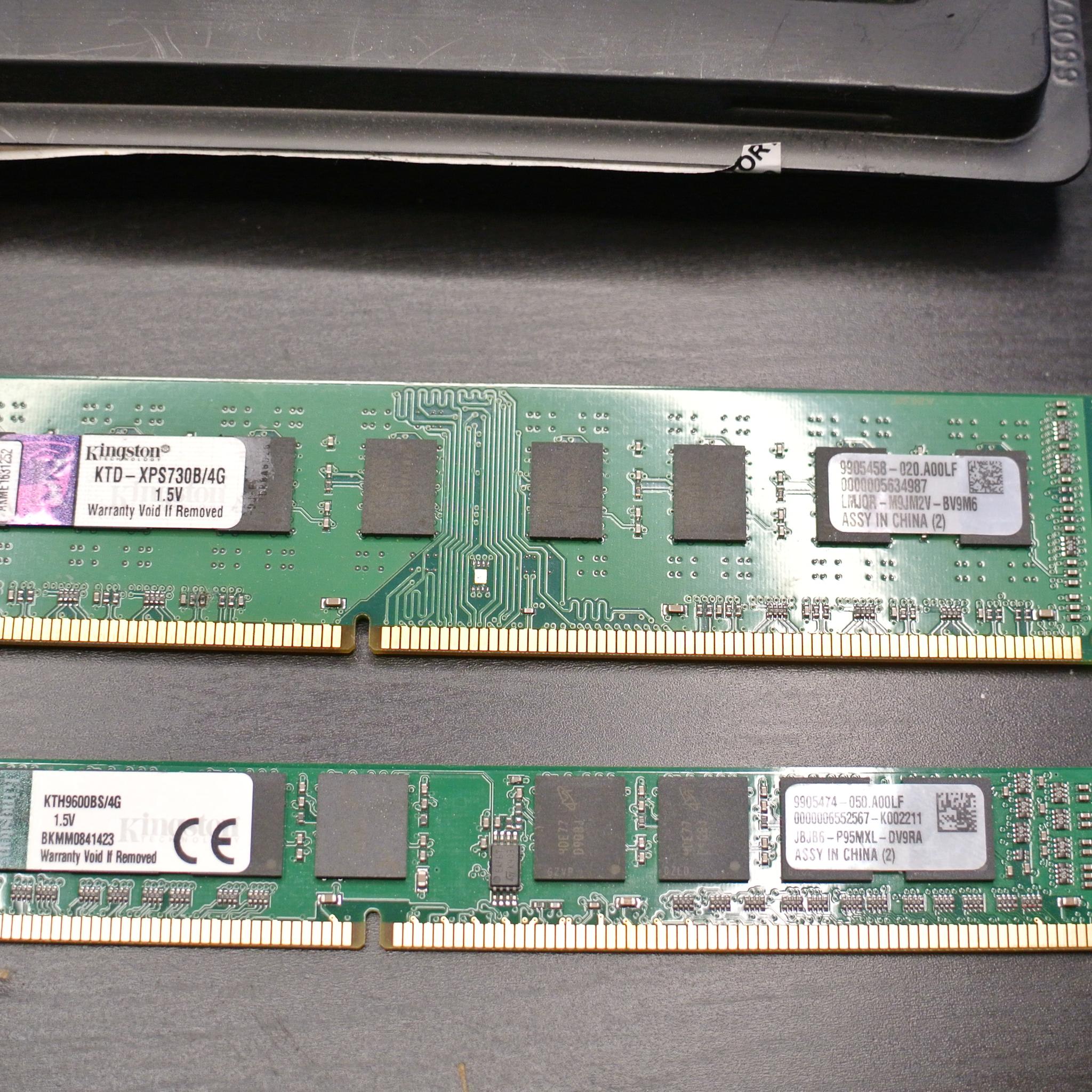 BULK Kingston 4GB DDR3 RAM Memory Modules (Set of 8)