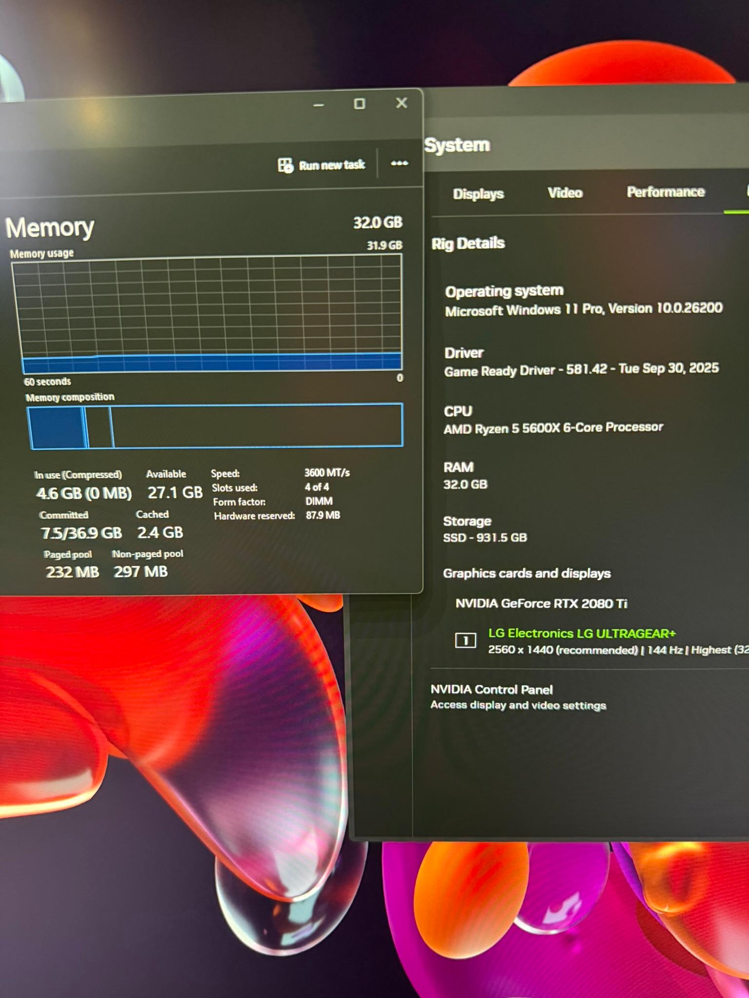 "TUF" 1080/1440p Gaming Monster | RTX 2080 Ti | Ryzen 5 5600X | 32GB DDR4 | 1TB NVMe | WiFi