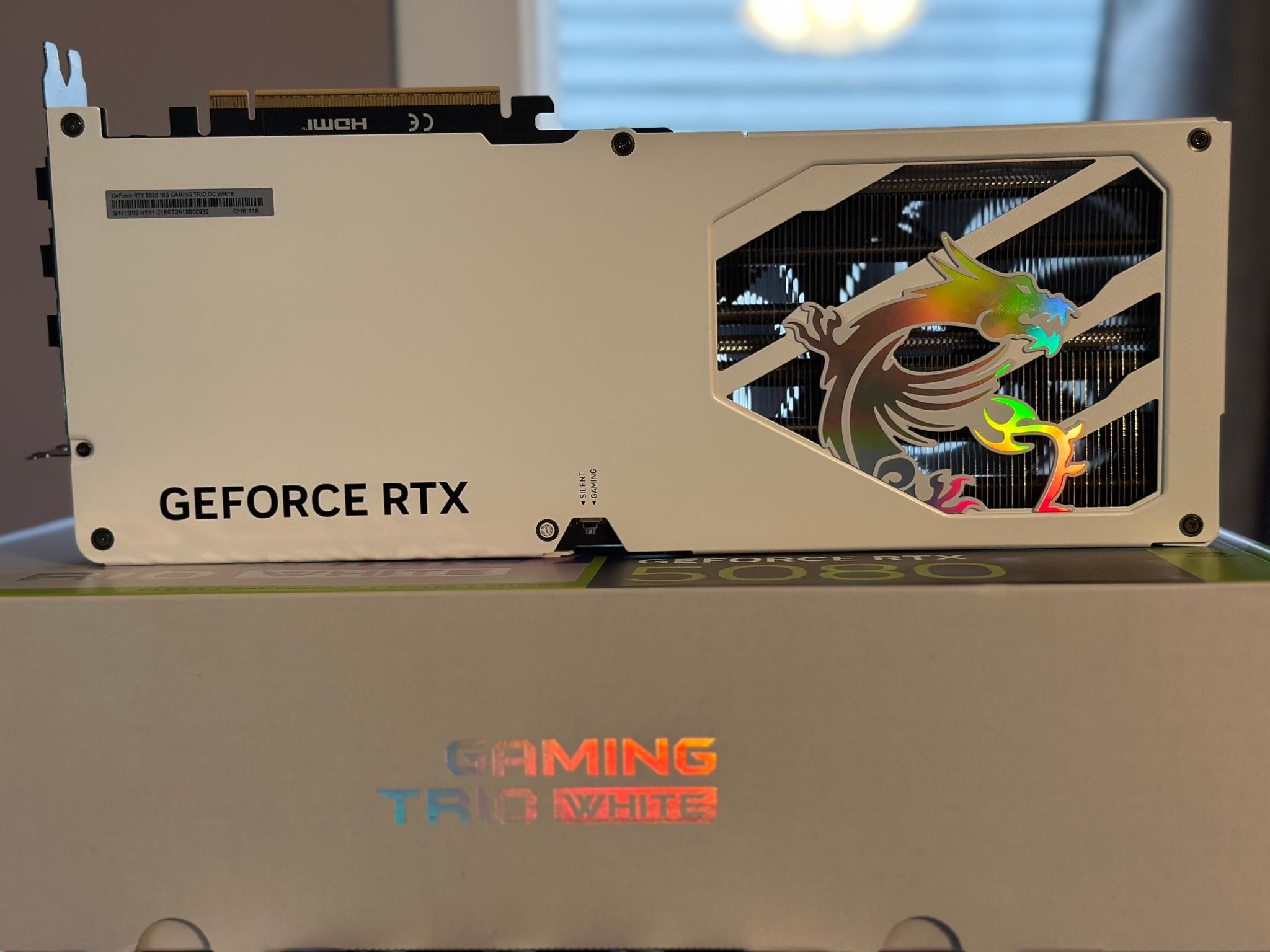 MSI GeForce RTX 5080 16G GAMING TRIO OC WHITE - Image 4