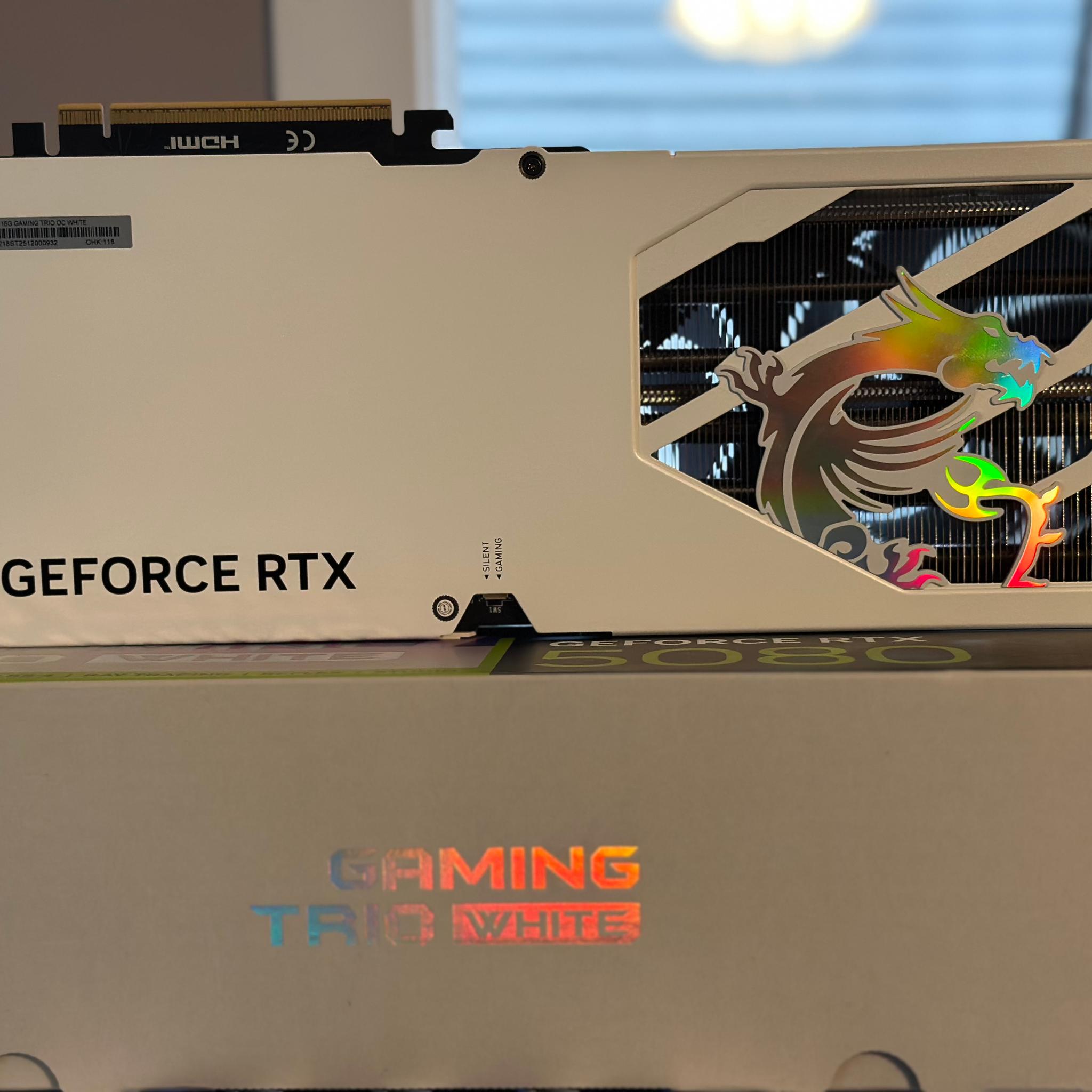 MSI GeForce RTX 5080 16G GAMING TRIO OC WHITE