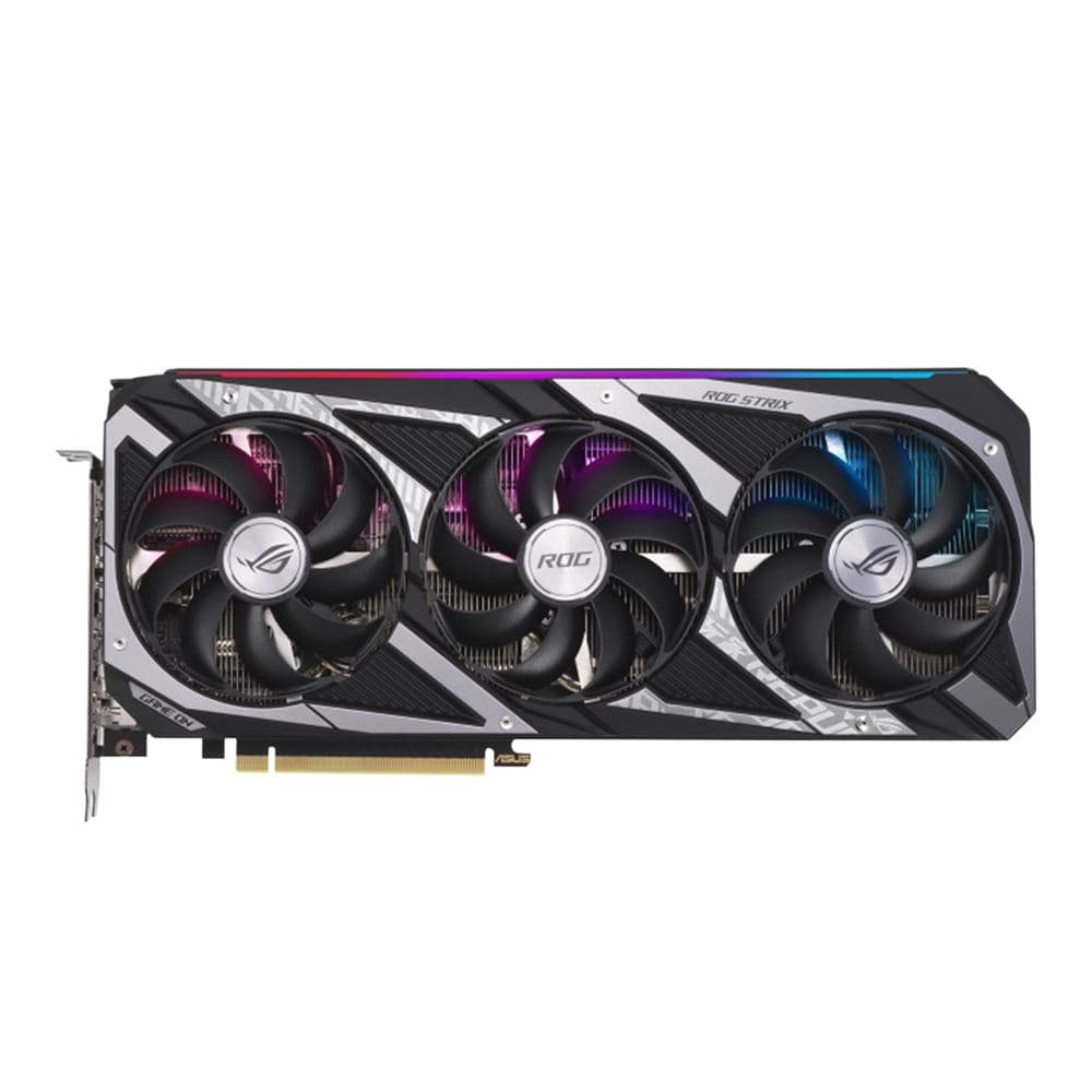 ASUS NVIDIA GeForce RTX 3060 ROG Strix V2 Overclocked Triple-Fan 12GB GDDR6 PCIe 4.0 Graphics Card
