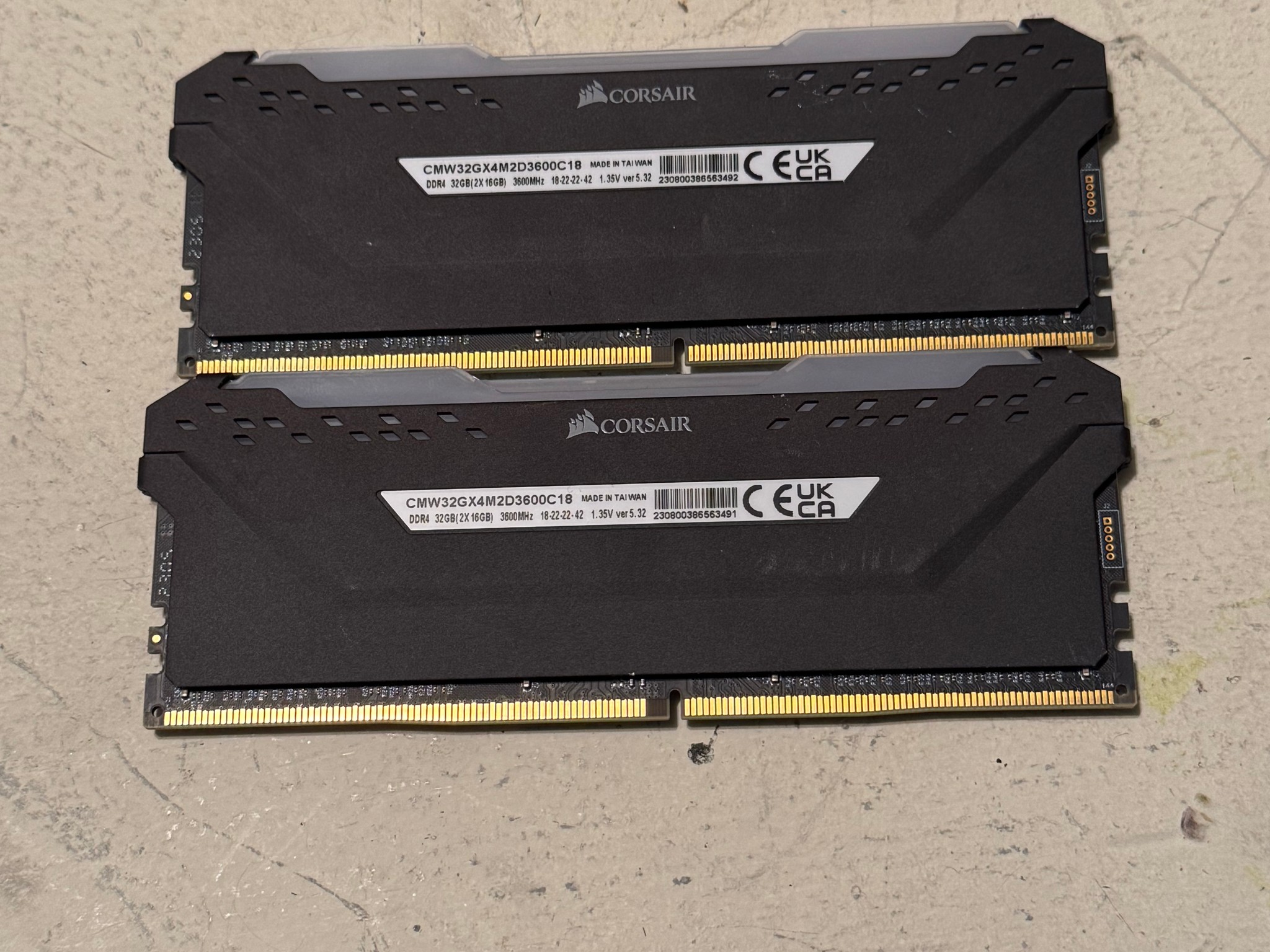 Corsair Vengeance RGB Pro 32GB DDR4 Ram 3600MHz