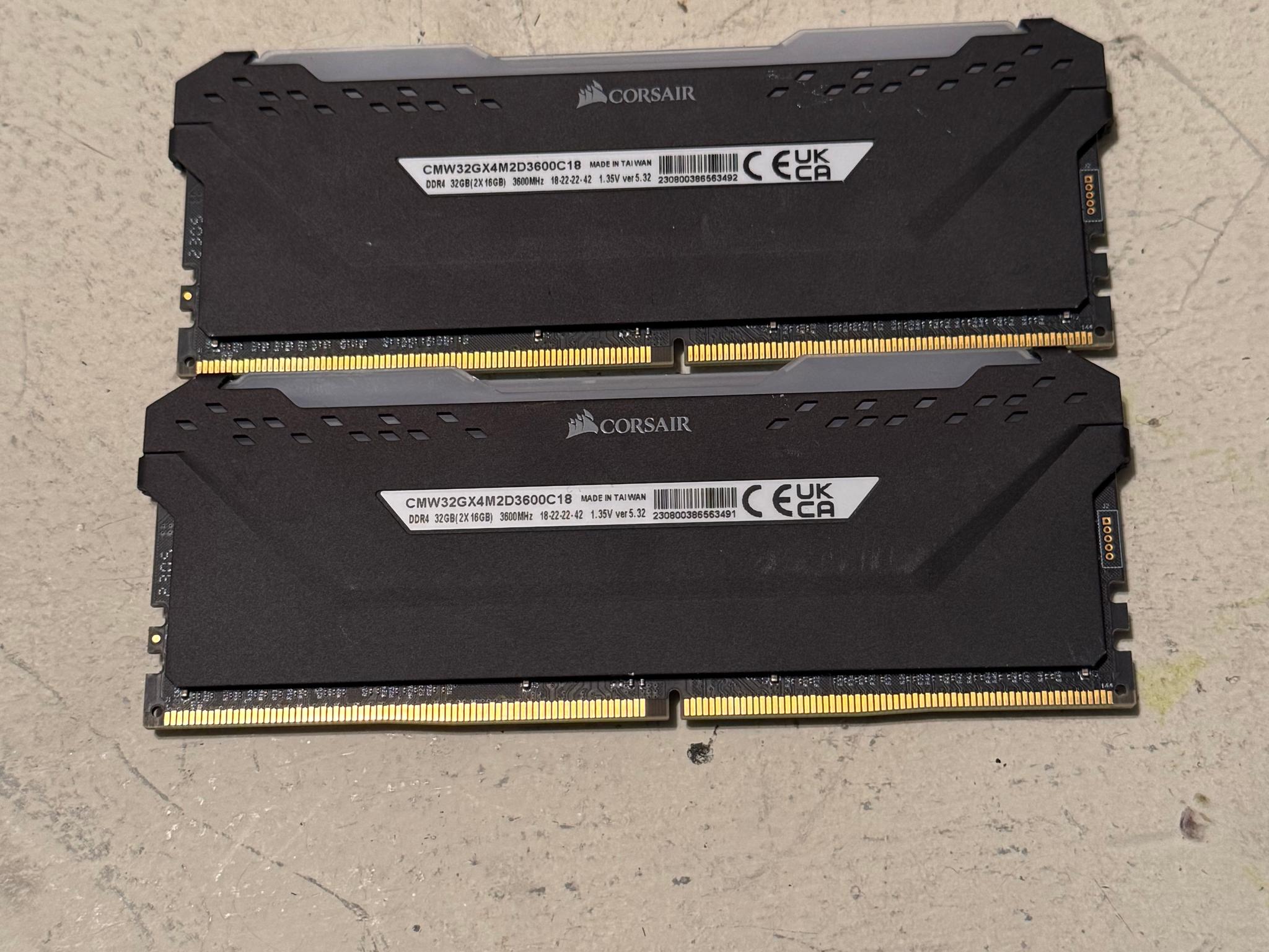 Corsair Vengeance RGB Pro 32GB DDR4 Ram 3600MHz