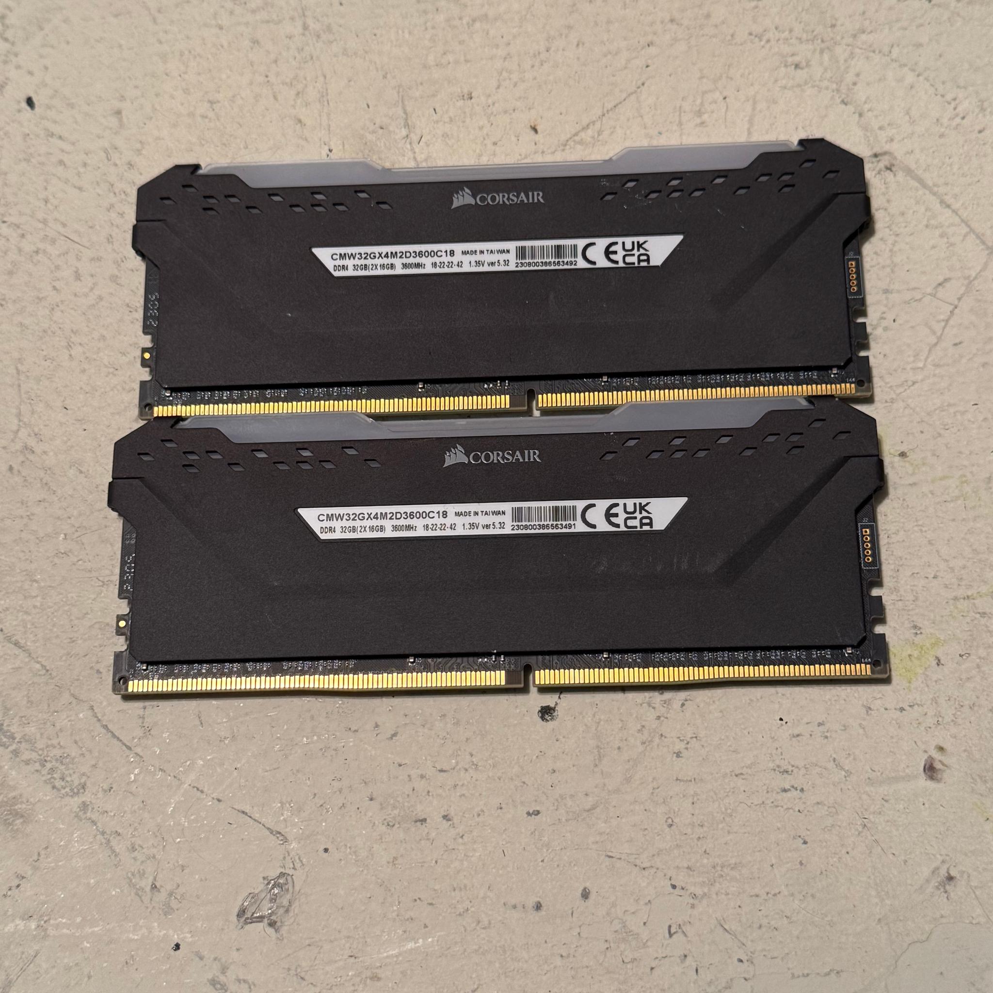 Corsair Vengeance RGB Pro 32GB DDR4 Ram 3600MHz