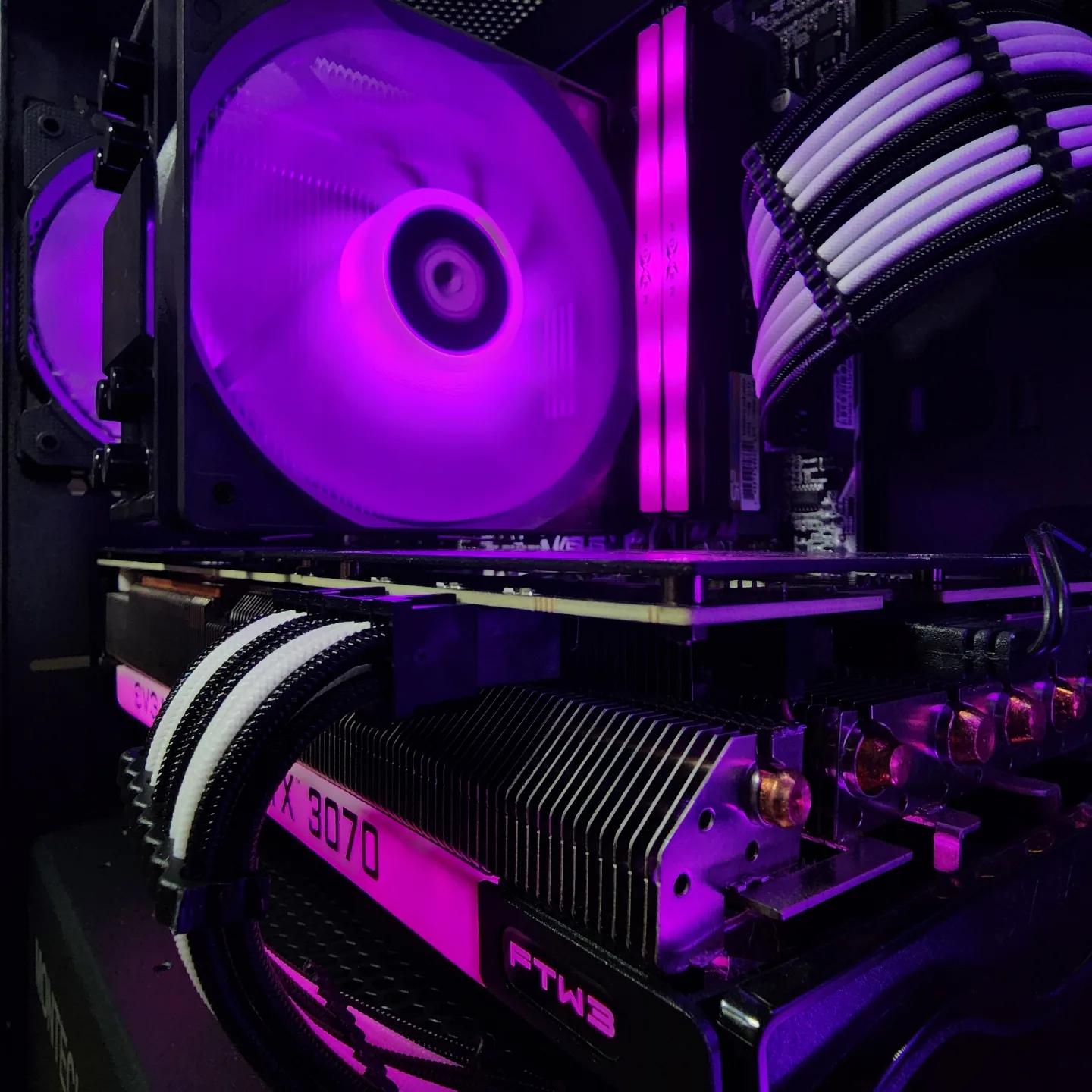 🖤💜🖤 RTX 3070 FTW3 // AMD Ryzen 7 5700G // Zenith 16GB 3200MHz