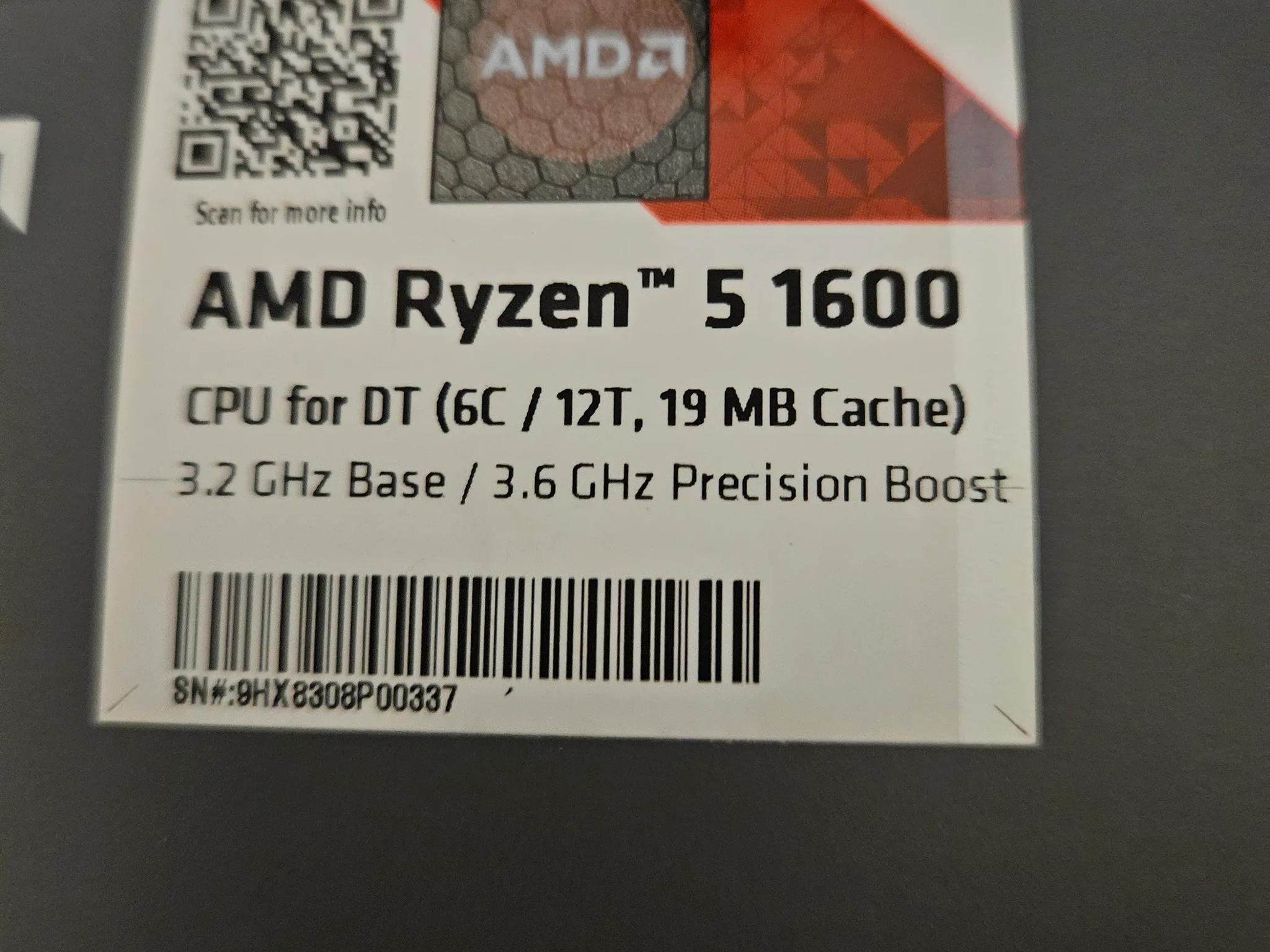 AMD 1600af cpu and air cooler/fan