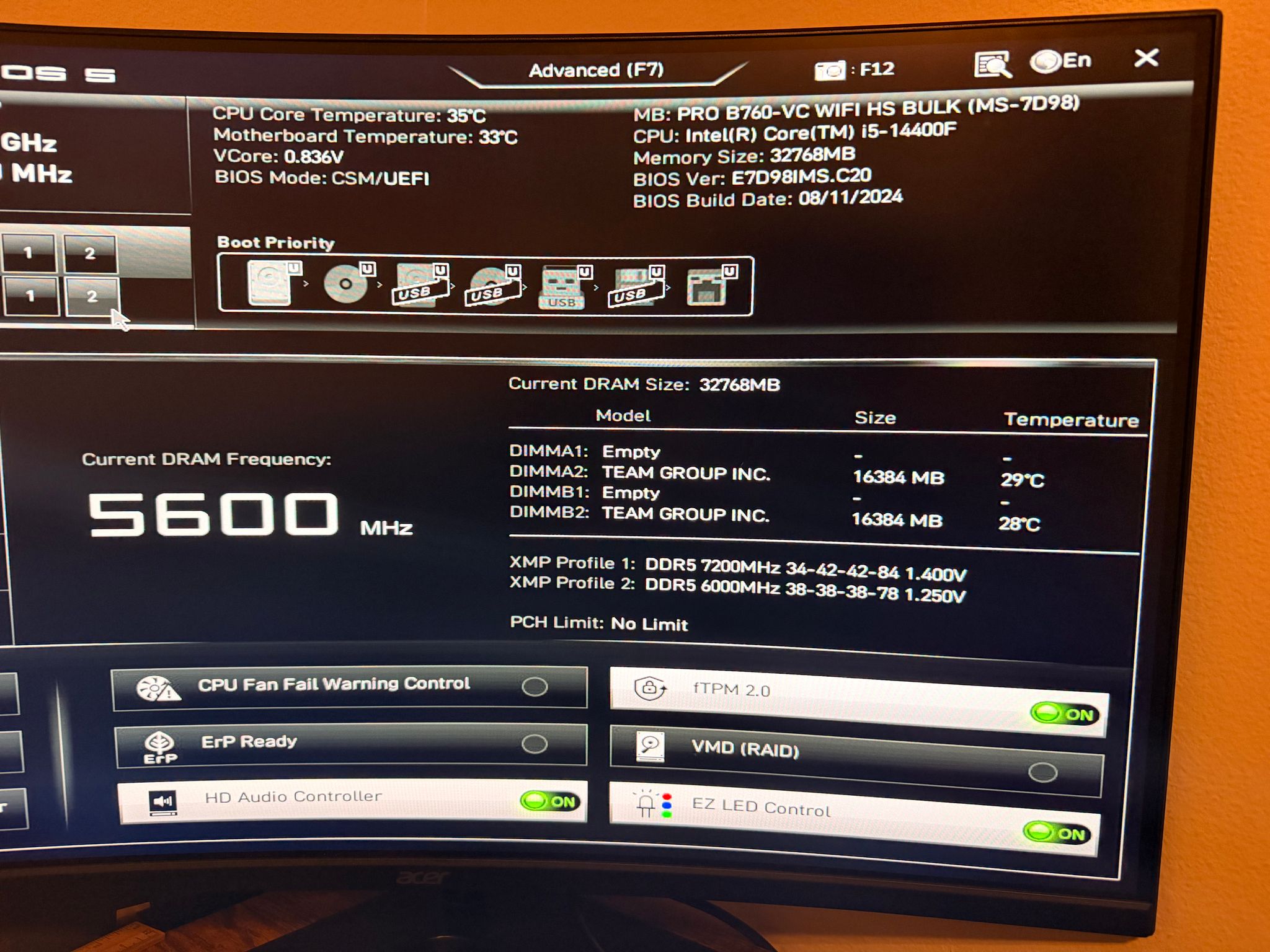 TEAMGROUP T-Force Delta RGB 16GB DDR5-7200 (2x16GB)