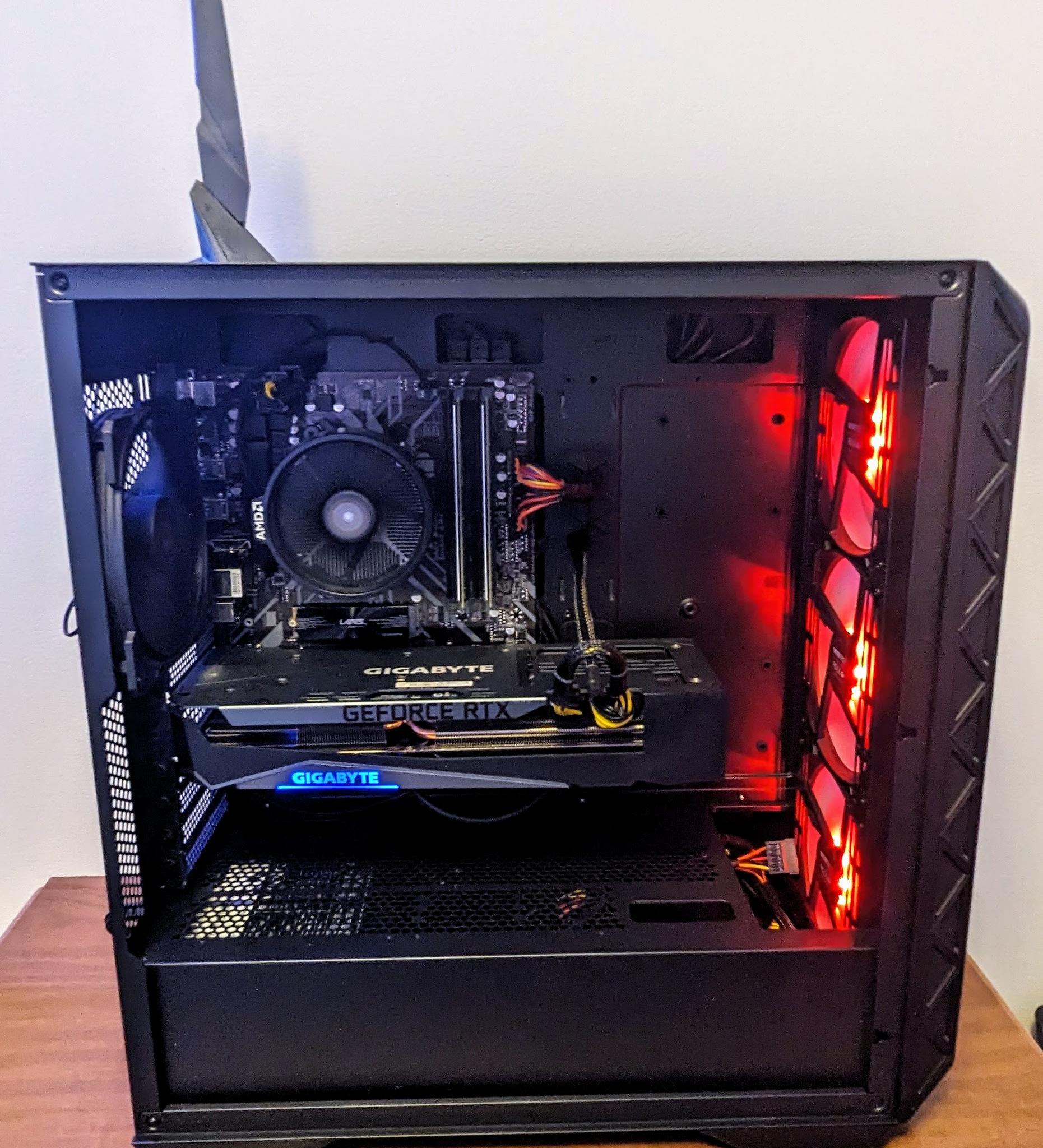 Gaming PC - AMD Ryzen 7 5700x - 32GB DDR4 3200MHZ RAM - Nvidia RTX 3070ti 8GB GPU - 3TB - B450 - W11
