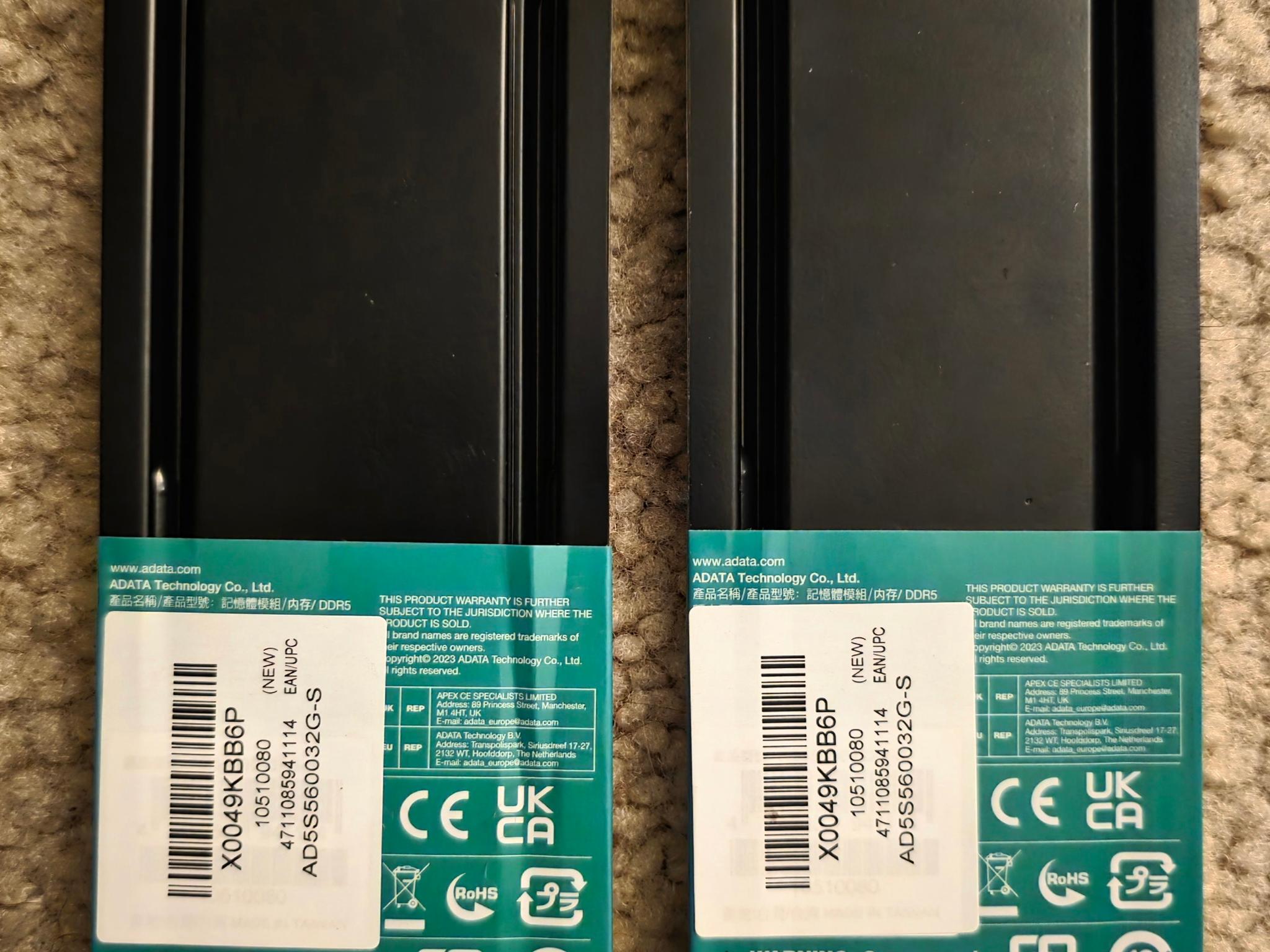 ADATA 64GB (2 x 32GB) DDR5 5600Mhz CL46 SODIMM Laptop Memory Brand New Sealed