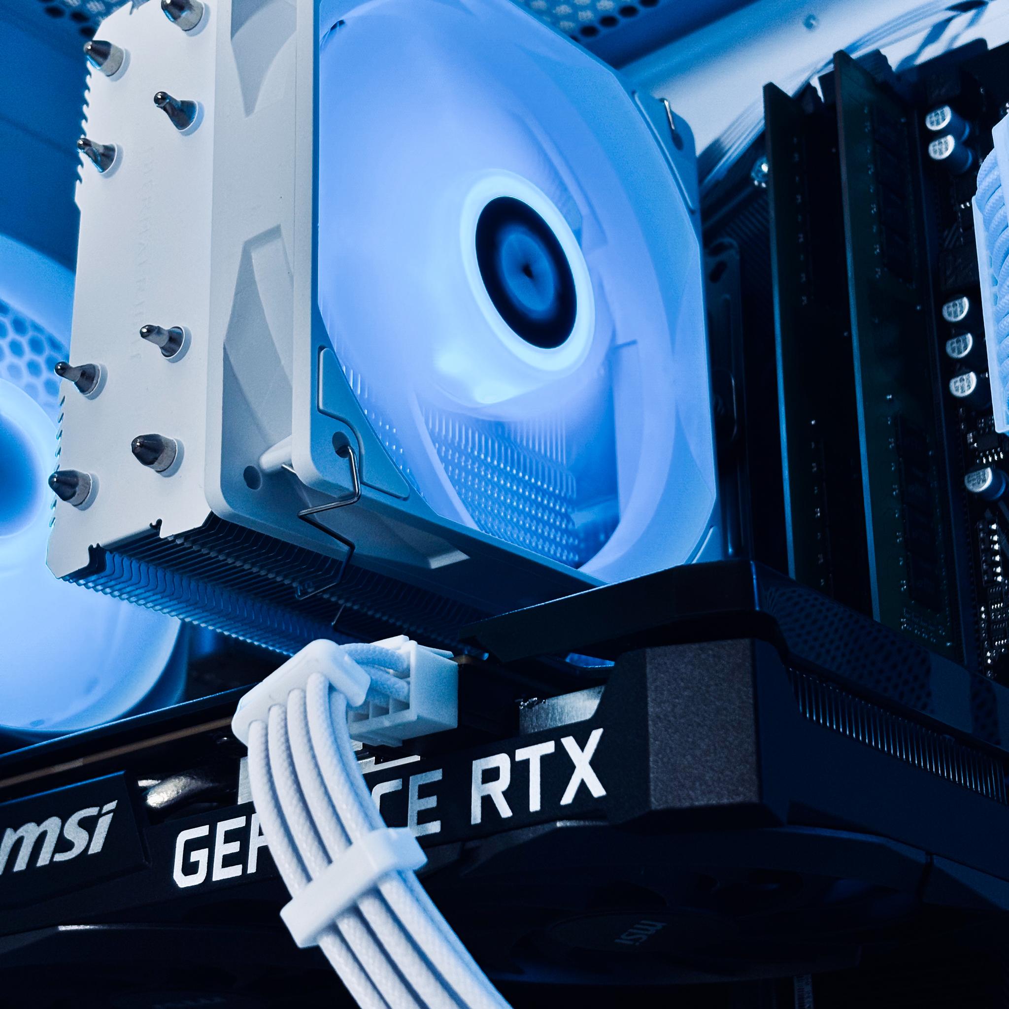 💙🤍 RTX 3060Ti / Ryzen 5 3600 / 16GB Gaming PC 🤍💙