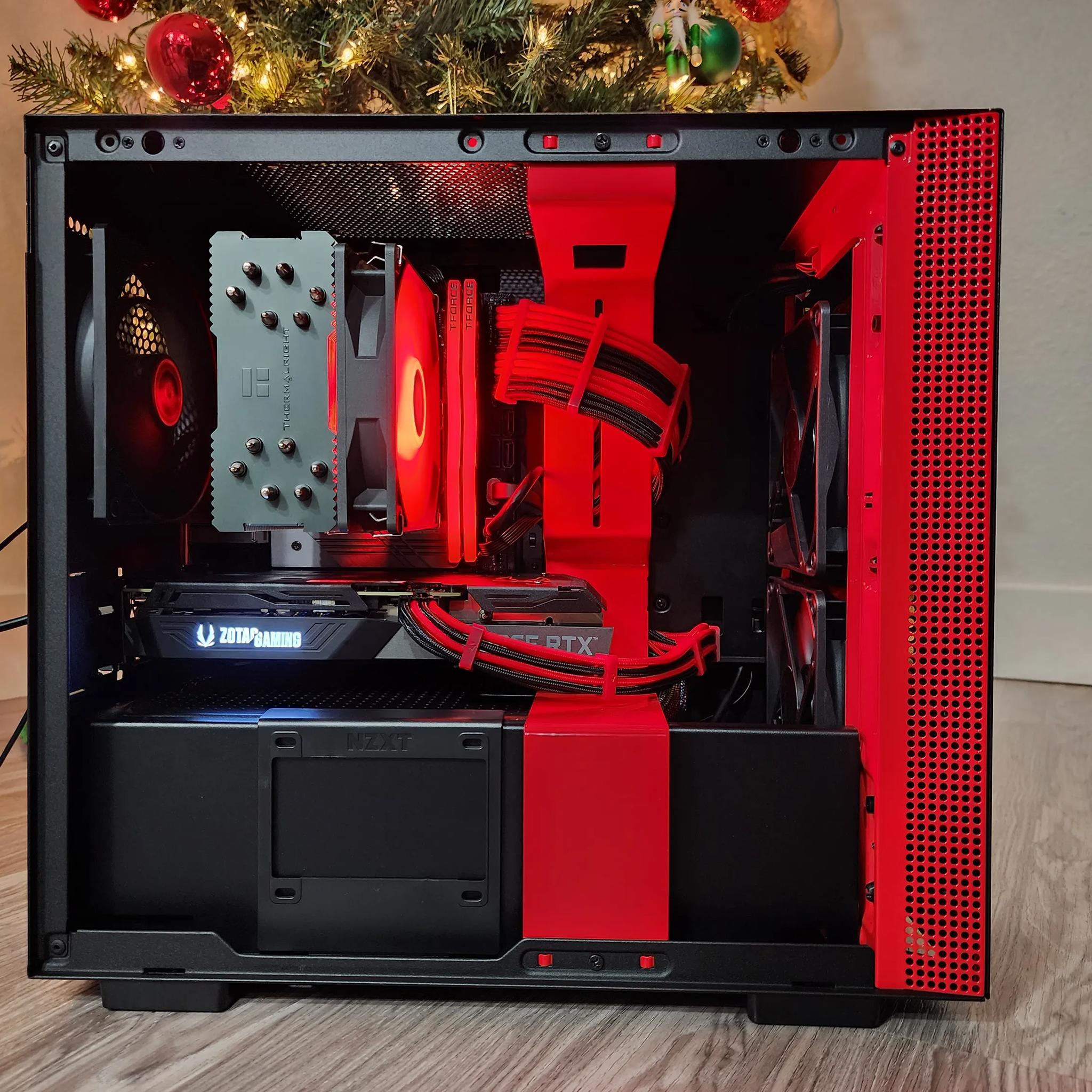 "Red Steele" Gaming PC | R5 3600 | RTX 3060Ti | 16GB RAM | 1TB NVME