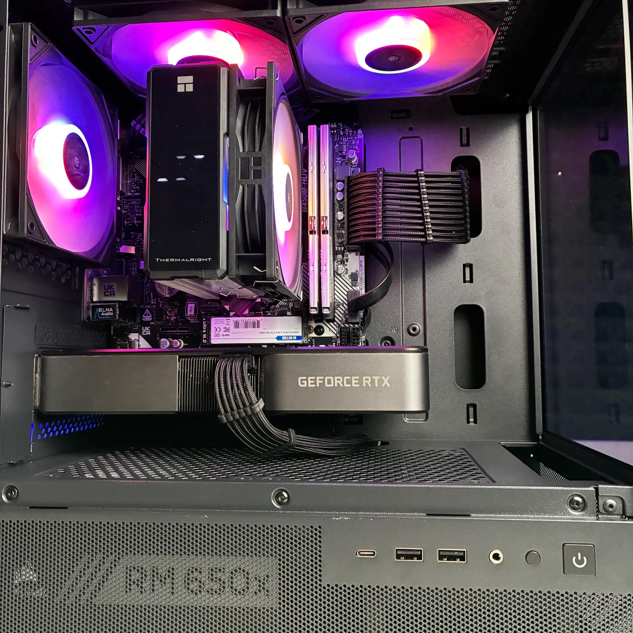 ⚫ Ryzen 7 5700X/RTX 3070 Gaming PC ⚫