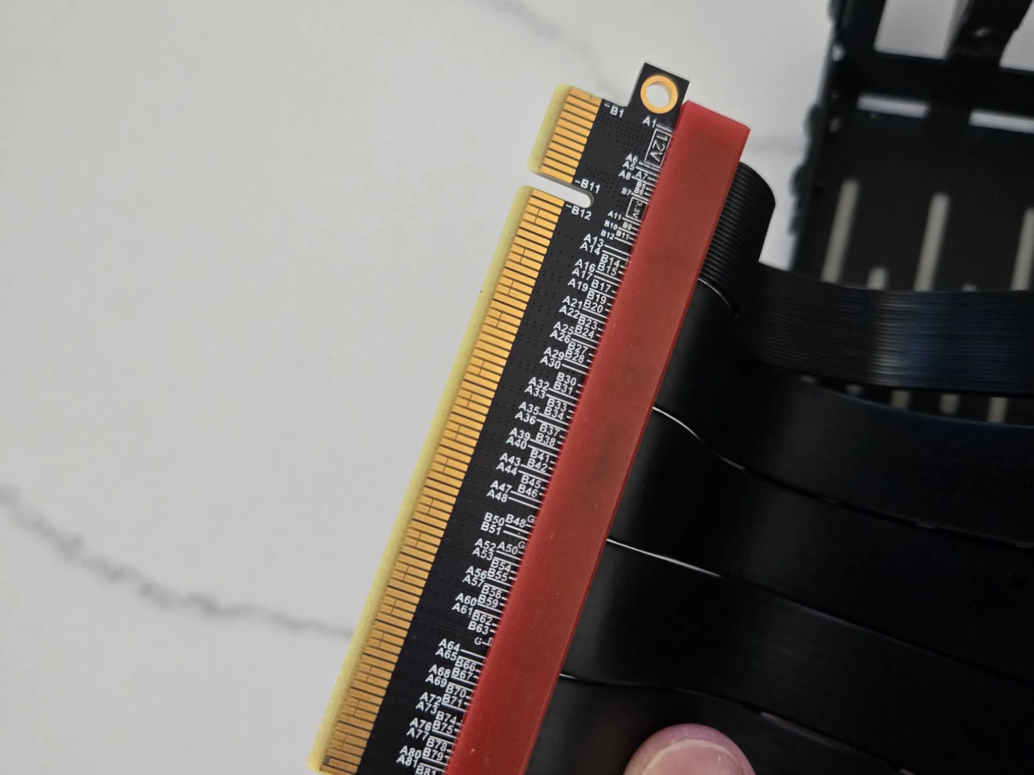 LINKUP Vertical GPU Bracket w/ LINKUP Ultra PCIe 4.0 X16 Gen4 Riser Cable