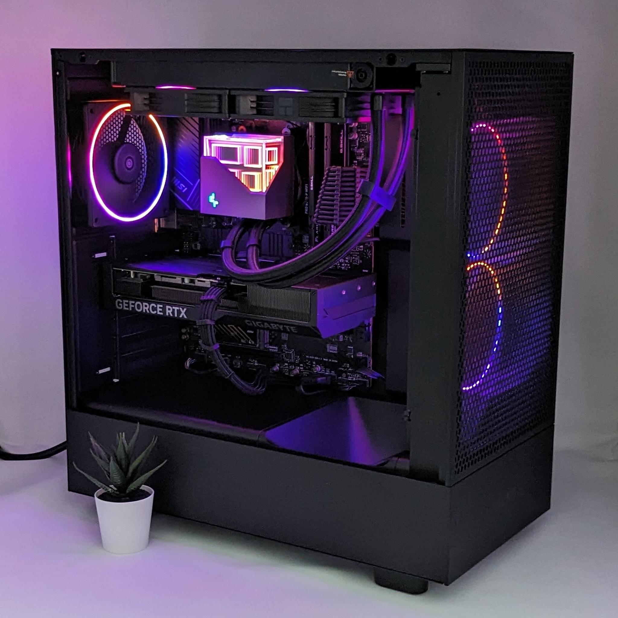 Elegant Flow | Nvidia RTX 4070 | Ryzen 7 7700X | 32gb RAM | Samsung 990 Pro 1TB Gen 4 NVMe SSD