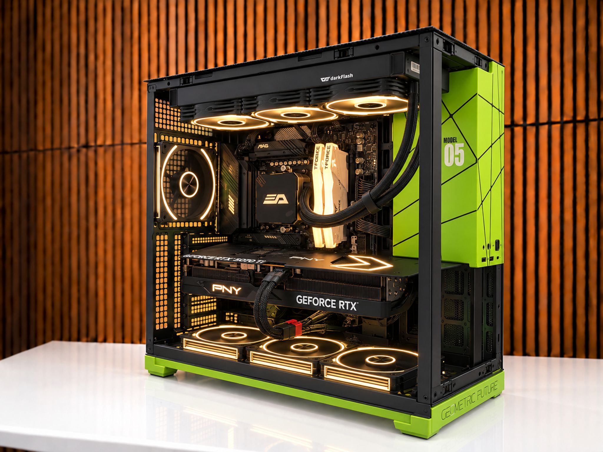 THE HULK 💚 v3| RTX 5070 TI 16GB | Ryzen 9 7950X3D | 32GB DDR5 | NVME | GOLD PSU | Windows 11 |