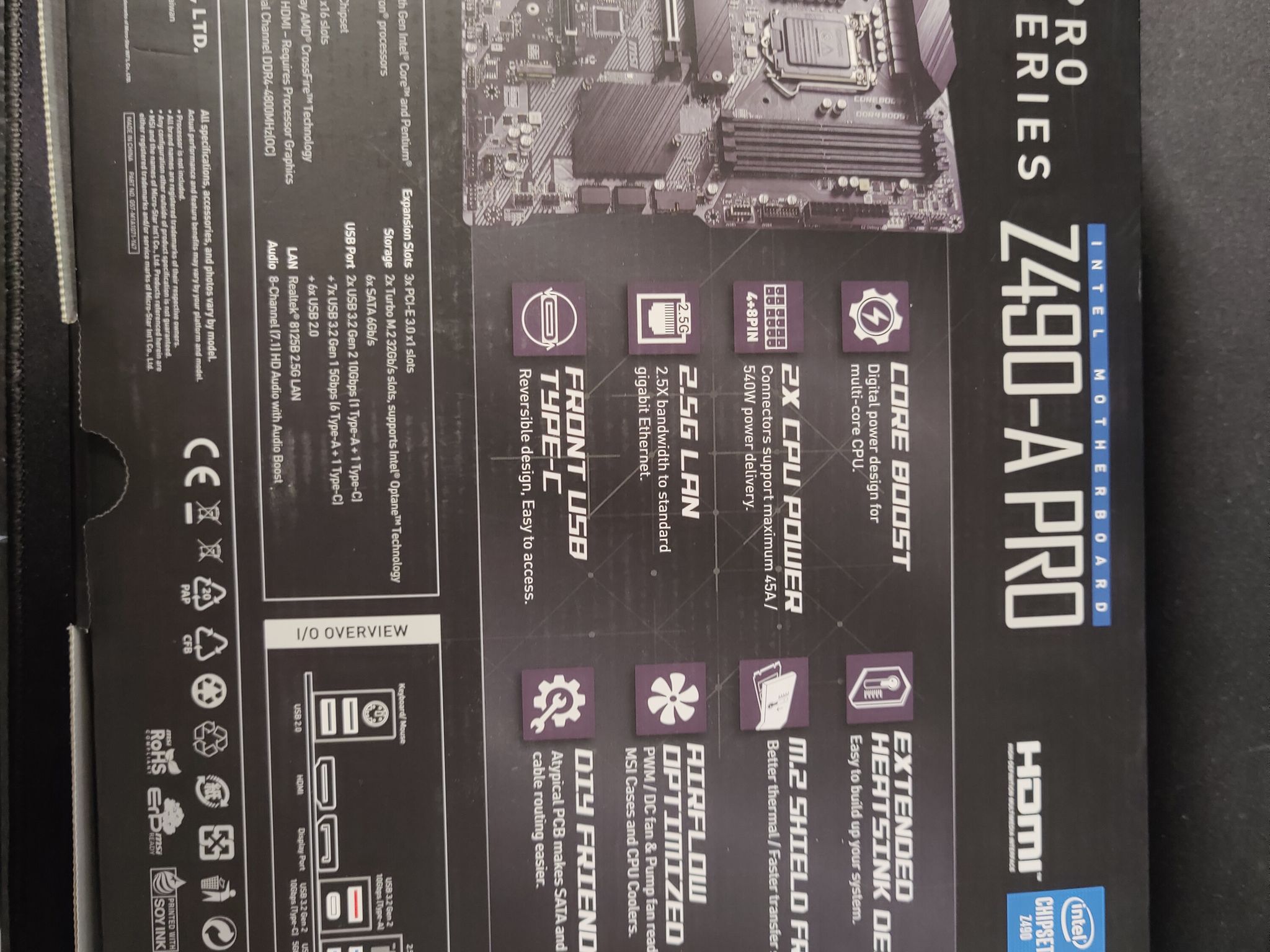 MSI PRO Z490-A MOBO for Sale
