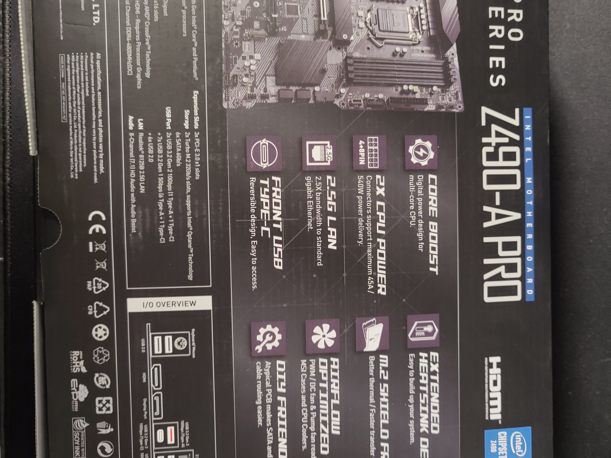 MSI PRO Z490-A MOBO for Sale