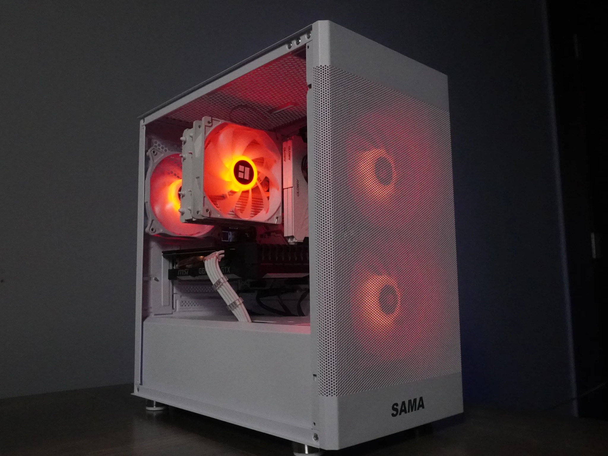 🤍ALL WHITE🤍 1080p GAMING MACHINE 💚GTX 1660 Super 🧡 Ryzen 5 2600x | 16GB | 1TB | WIFI