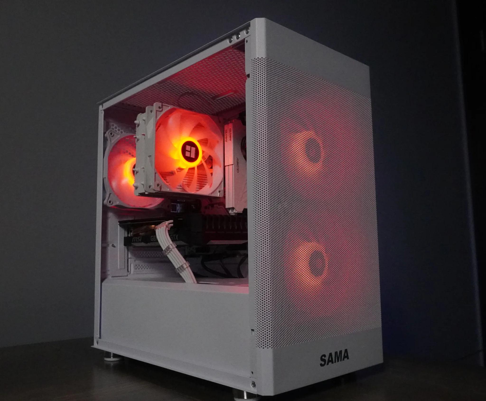 🤍ALL WHITE🤍 1080p GAMING MACHINE 💚GTX 1660 Super 🧡 Ryzen 5 2600x | 16GB | 1TB | WIFI