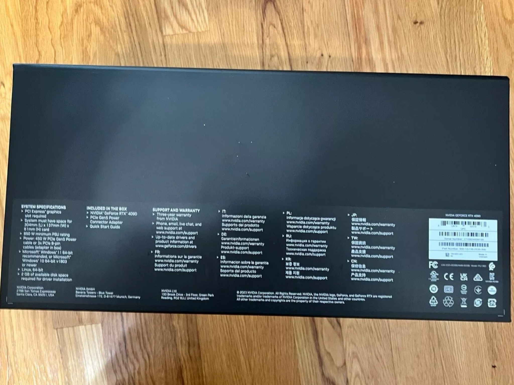 NVIDIA GeForce RTX 4090 Founders Edition FE 24GB