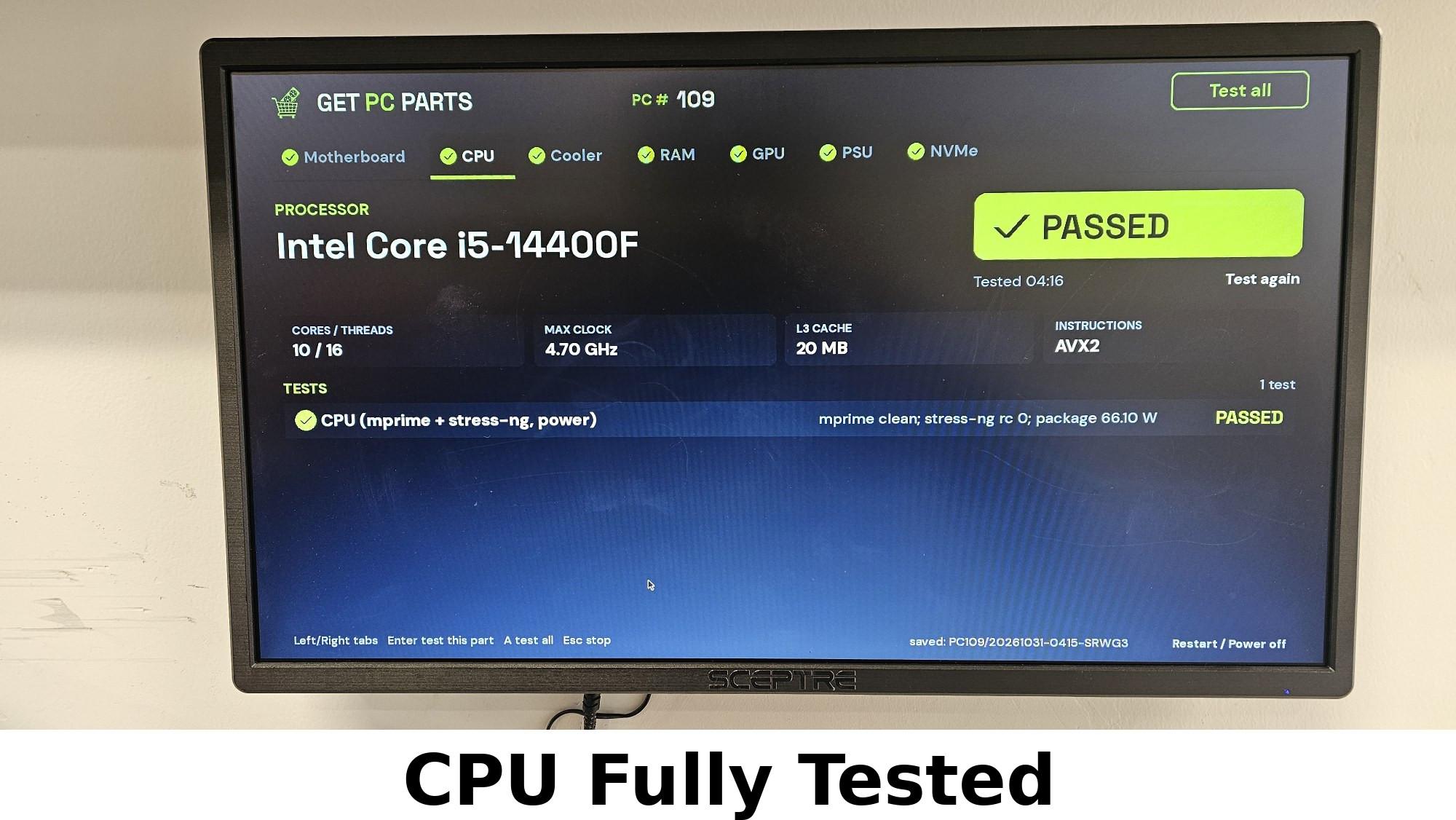 Intel Core i5-14400F LGA1700