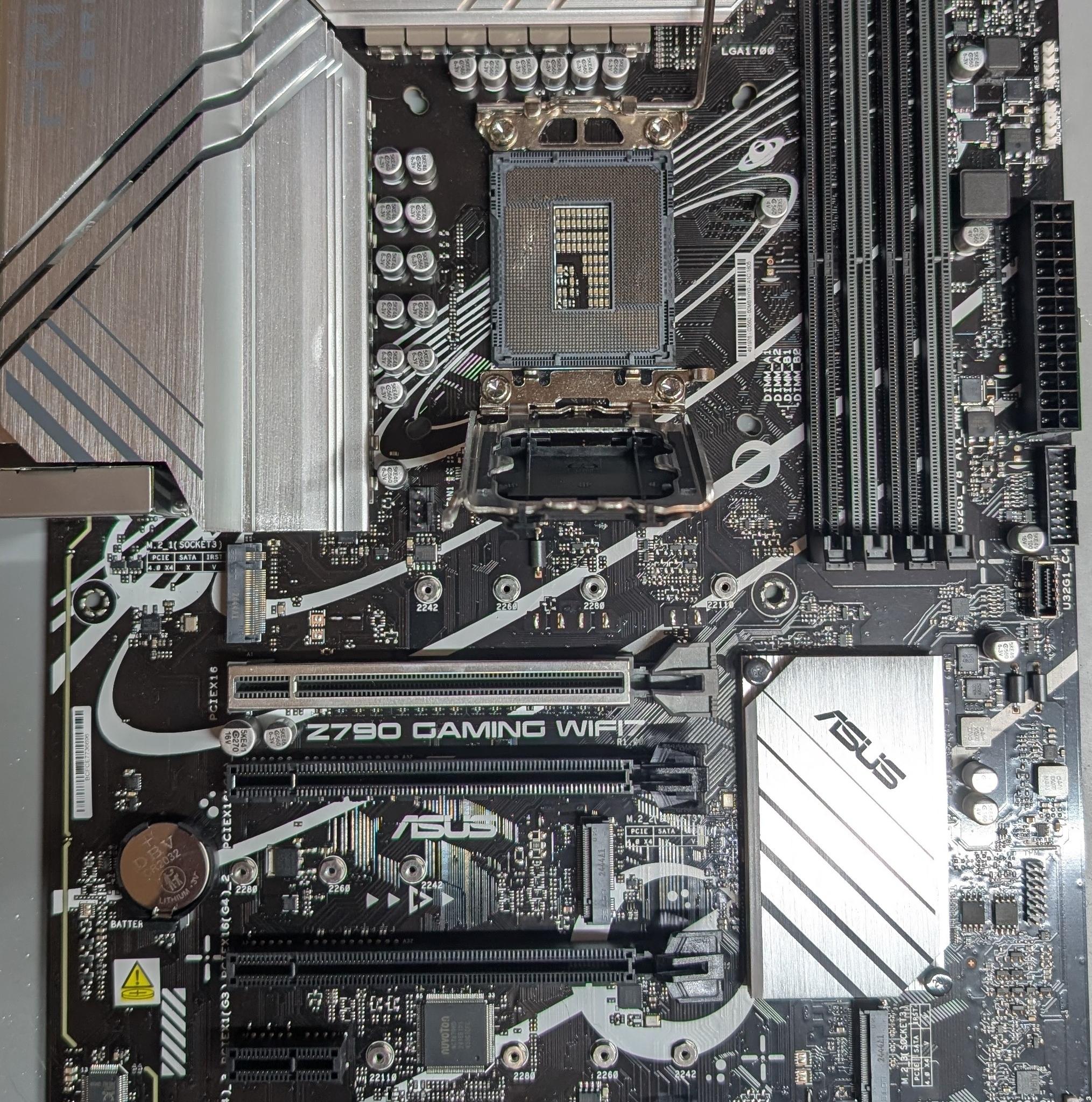 120mm aio + z790 motherboard + power supply