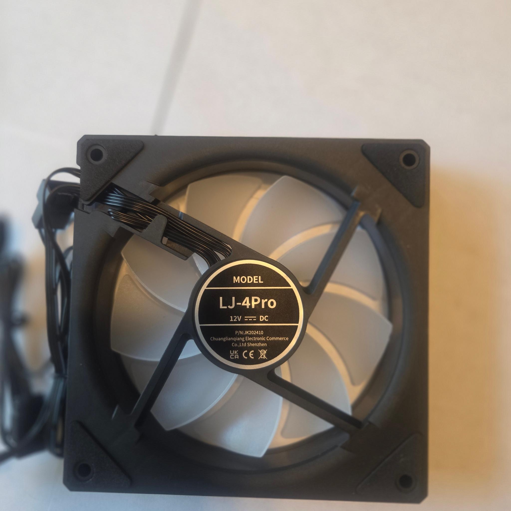Teucer Infinite Mirror / Prism 4Pro 120mm Fan 3 Pack Black